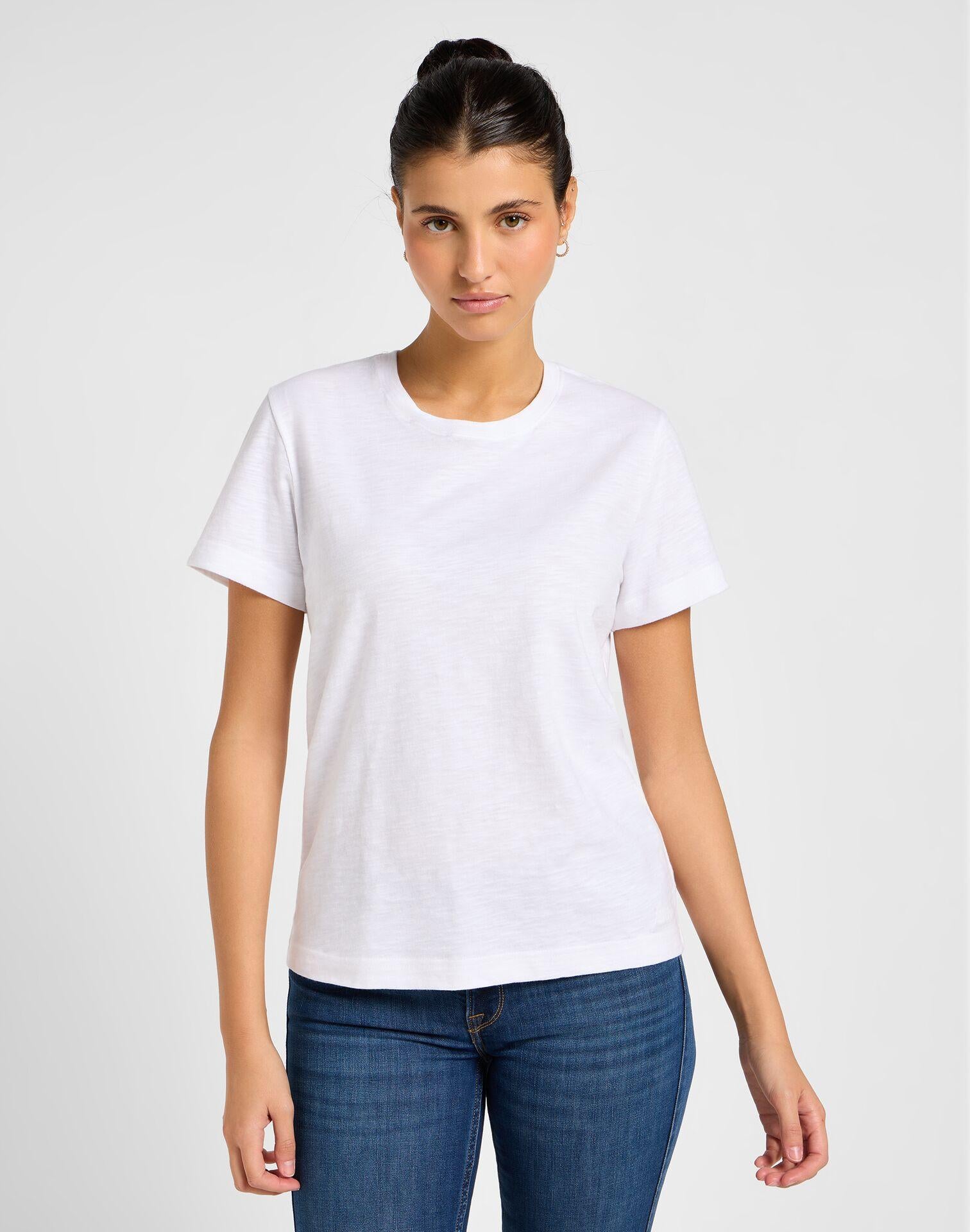 PERFECT BRIGHT WHITE - T-SHIRT 112355195 . LEE