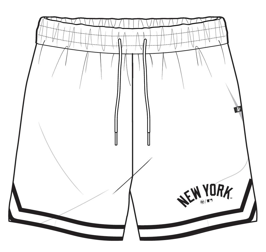 BASKET FUTURE SHORT NEW YORK YANKEES - SHORTS 47-BB017PMKDVJ710591 WW 47 BRAND
