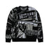 WORLDWIDE COMMUTER SWEATER - MAGLIA 71MC0001168 -BLACK HUF