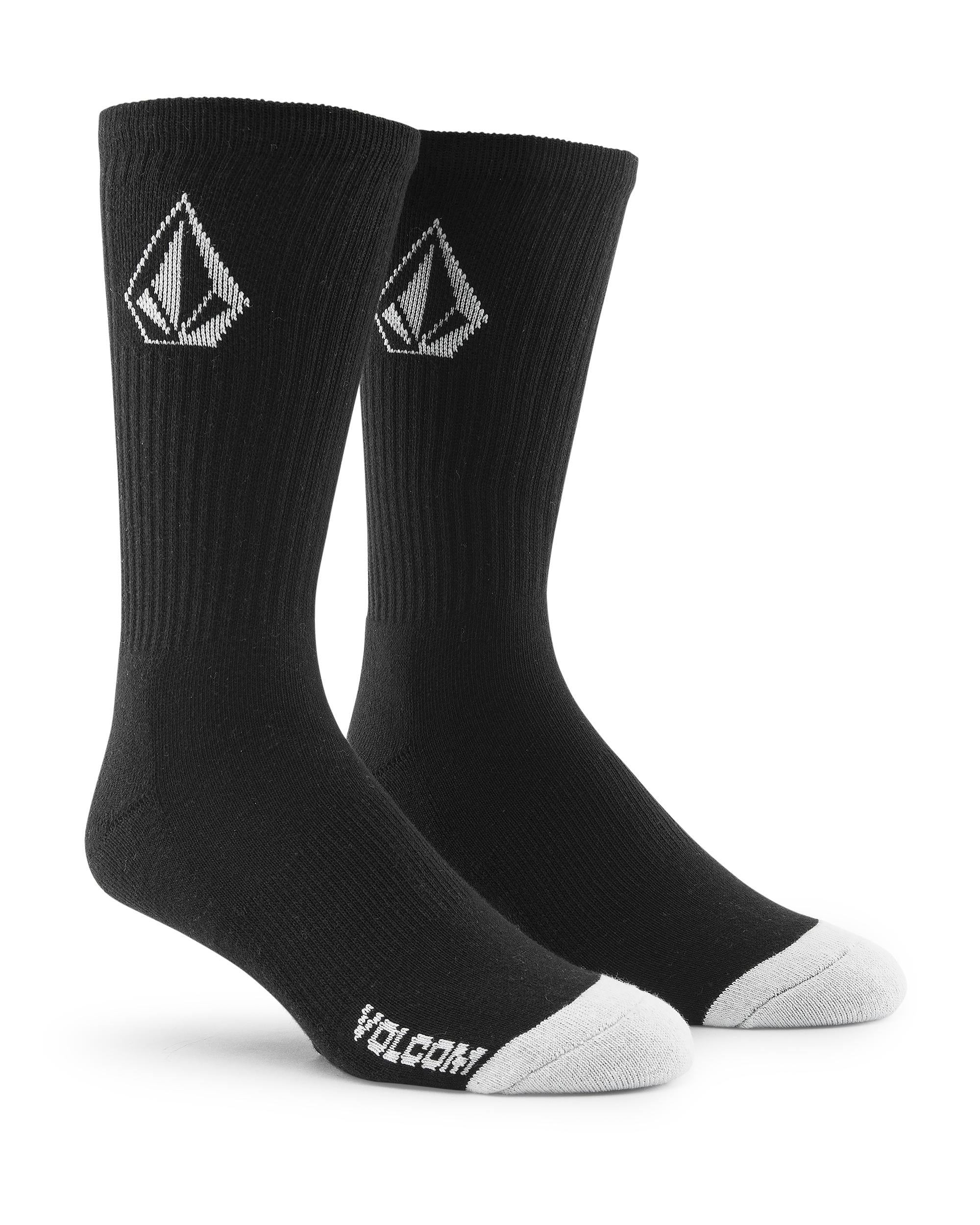 FULL STONE 3-PACK - CALZE D6312610 _BLK VOLCOM