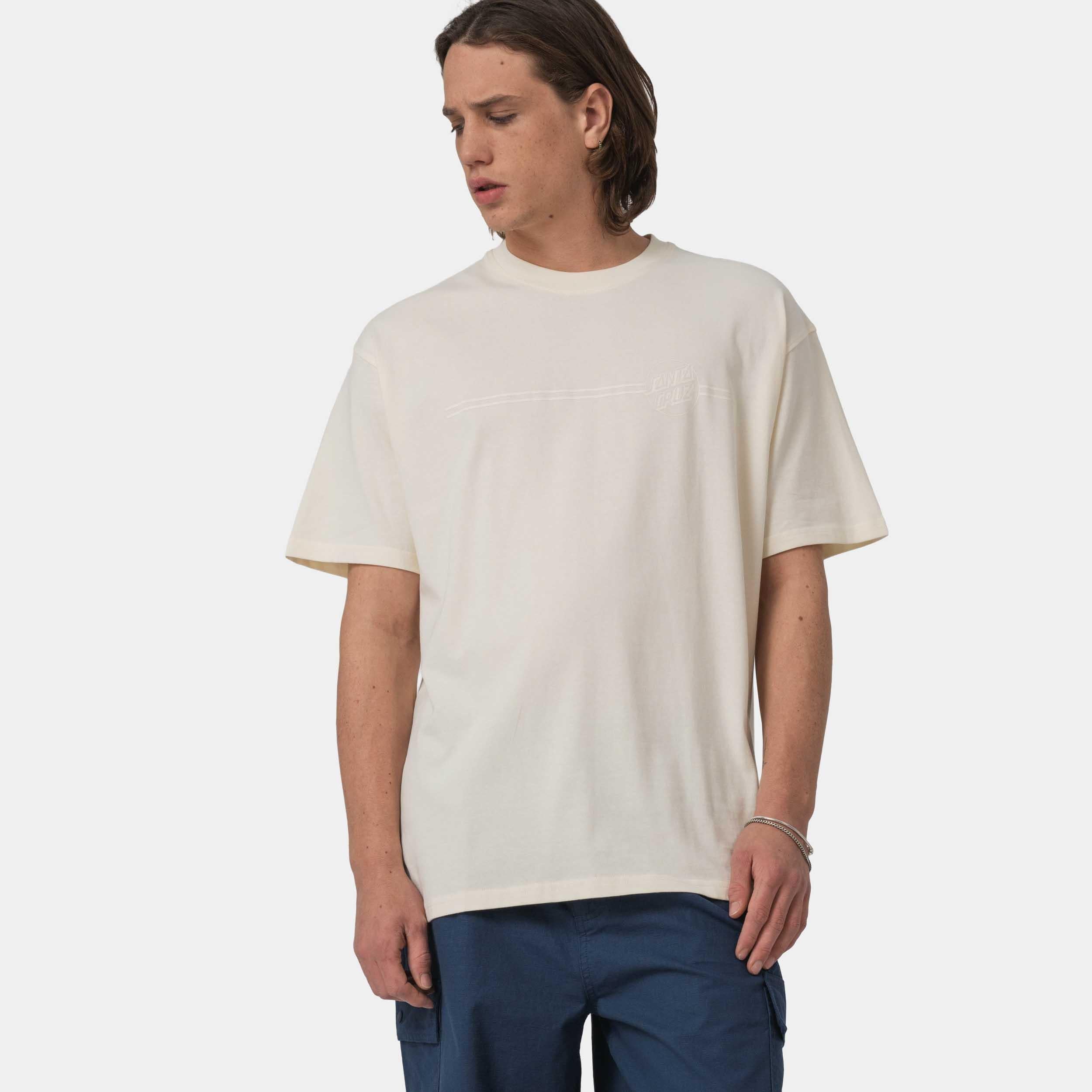 TONAL OPUS DOT STRIPE - T-SHIRT SCA-TEE-13029 SANTA CRUZ