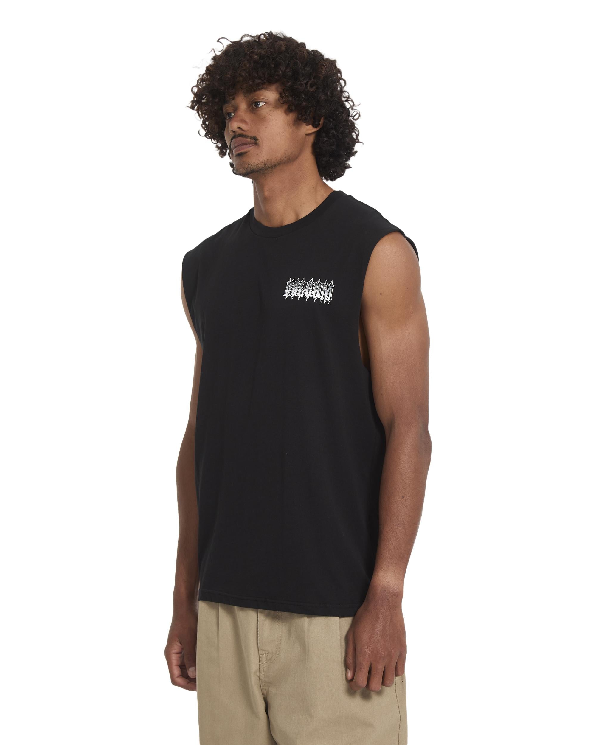 GAMMA DOOM SLVLS - T-SHIRT A3712602 _BLK VOLCOM