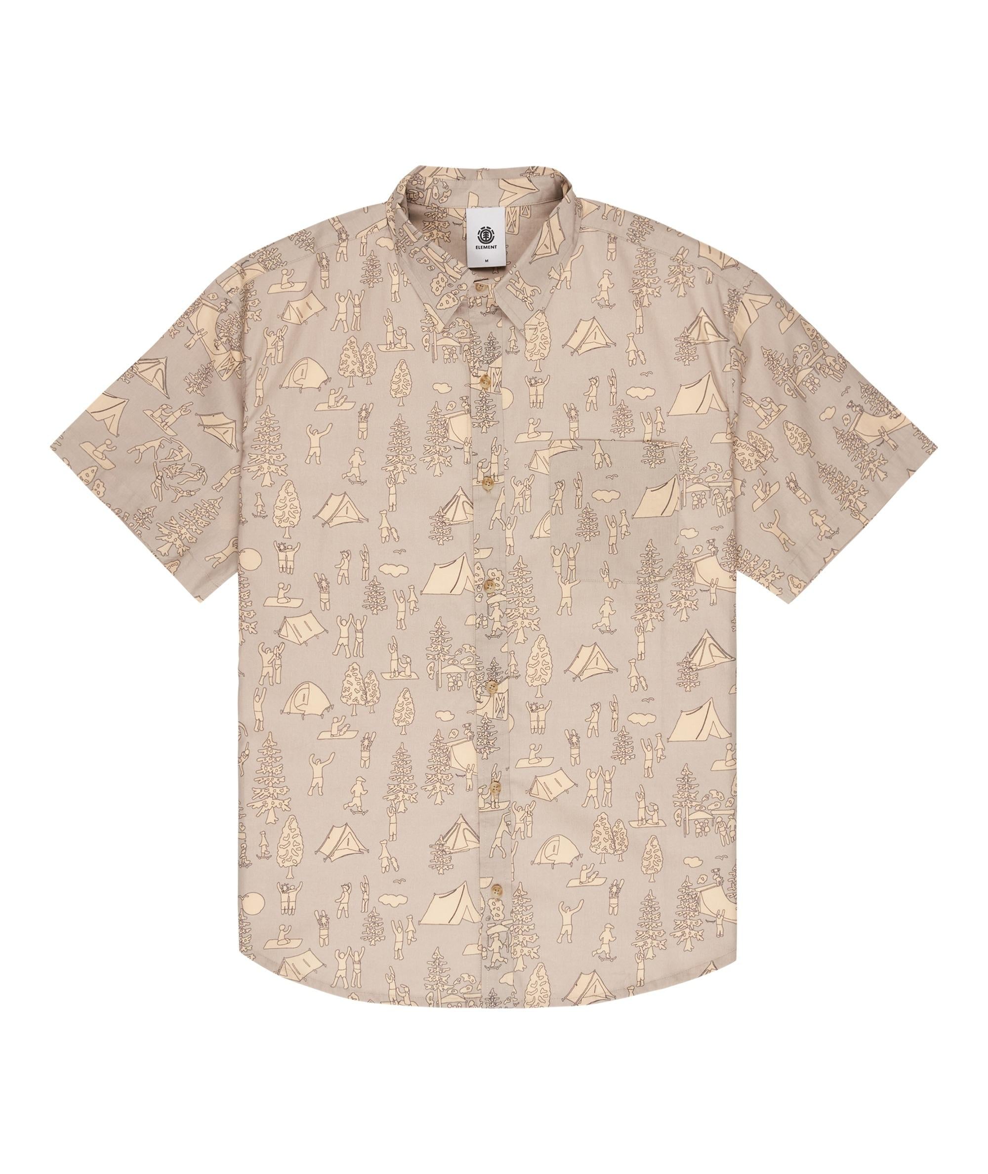 REGULAR CLASSIC PRINTED - CAMICIA ELYWT00197 -SHD7 ELEMENT