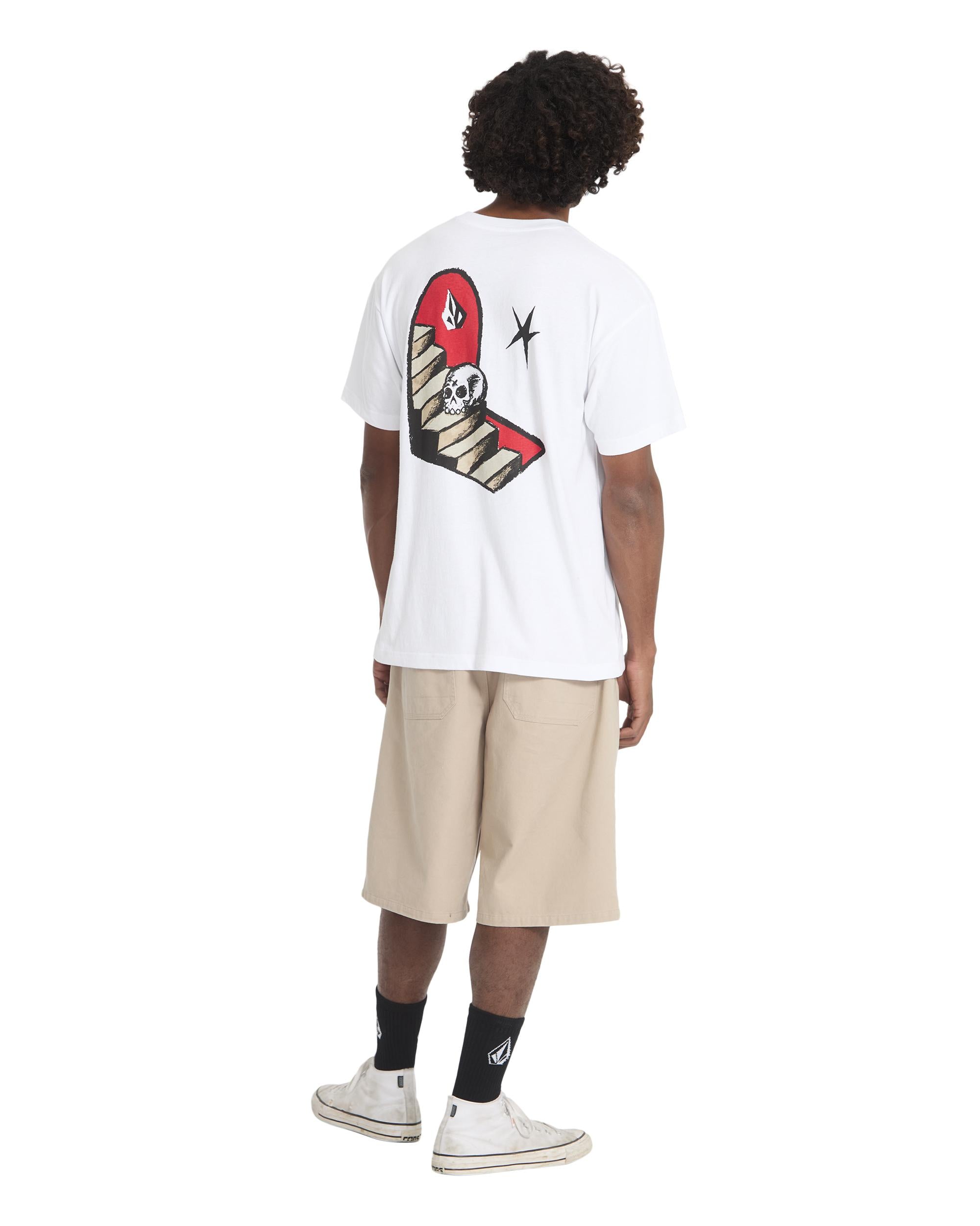 FA SETH CONBOY - T-SHIRT A4312672 _WHT VOLCOM