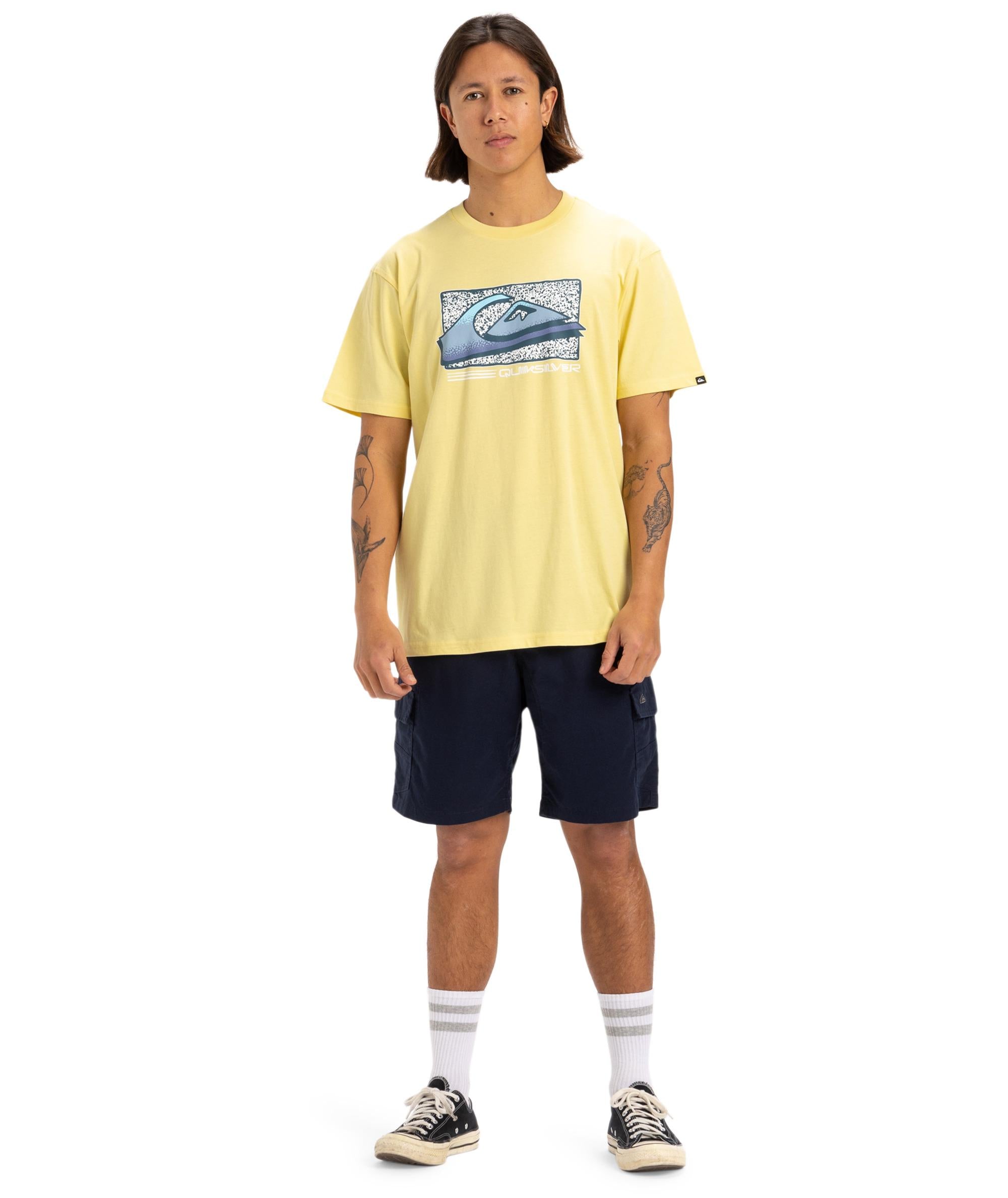 RETRO FADE - T-SHIRT EQYZT08058 -YEM0 QUIKSILVER