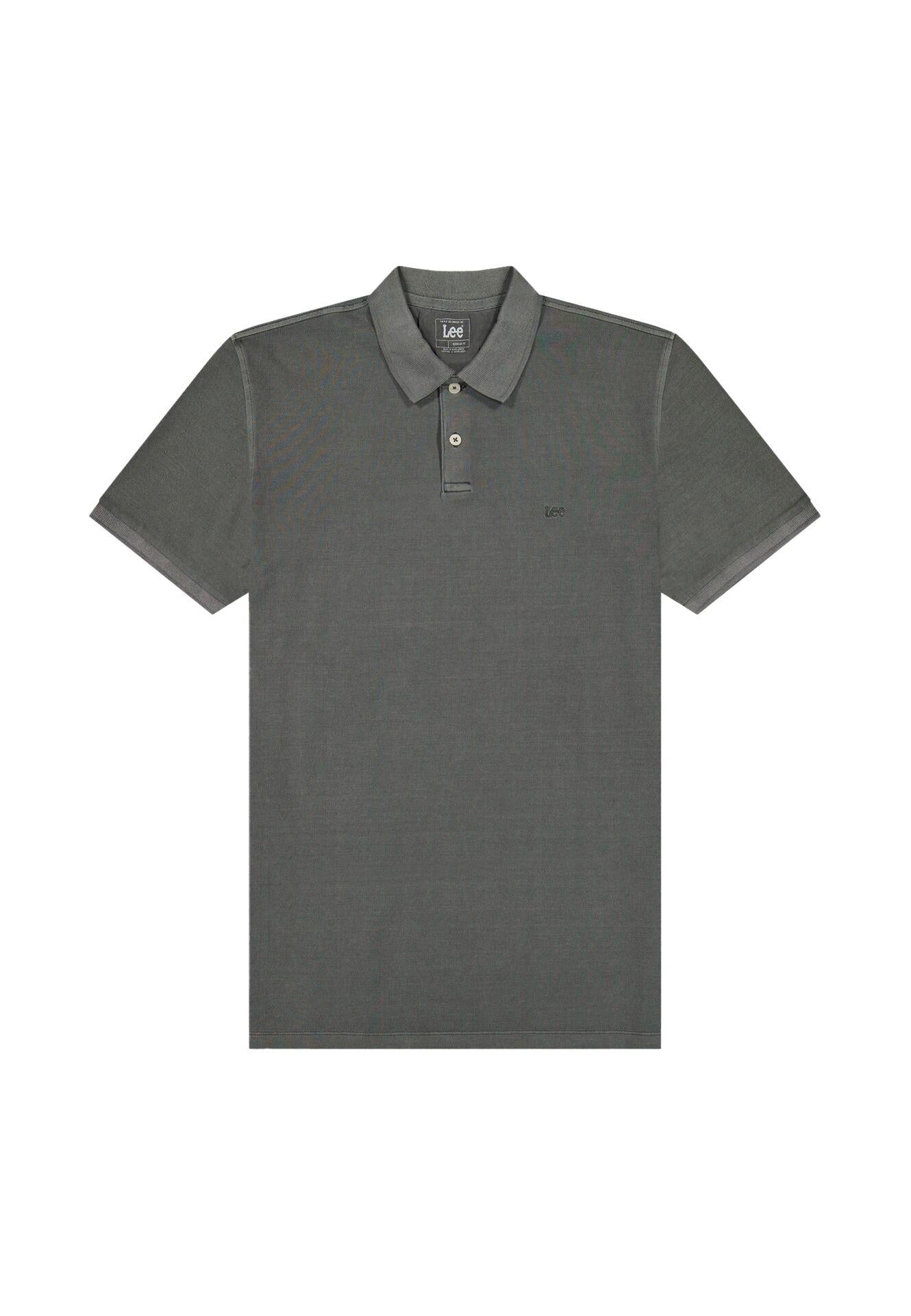 GARMENT DYE STATIC GRAY - POLO 112376468 . LEE
