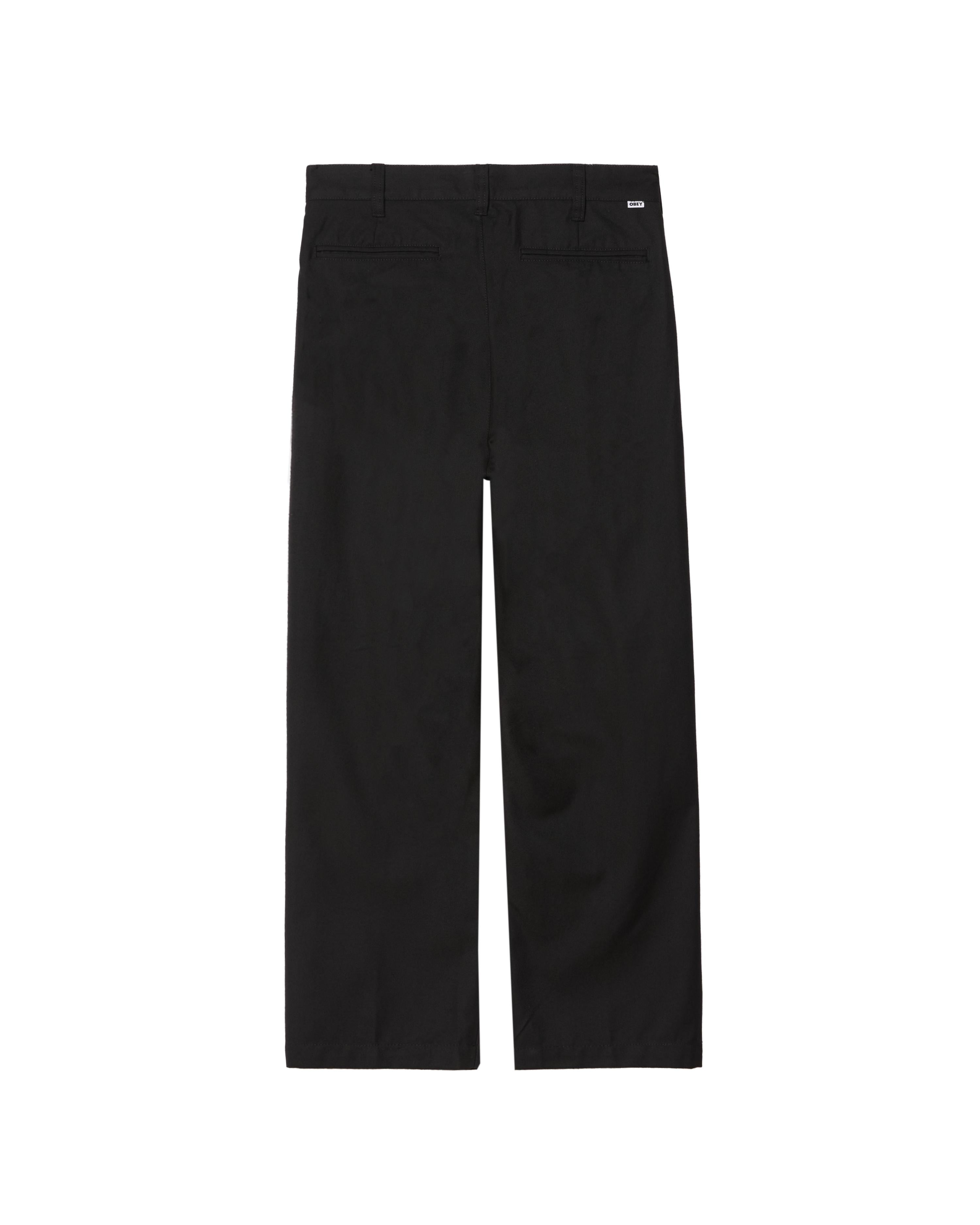 ARMEL PLEATED - PANTALONE 22MC0001490 -BLK OBEY