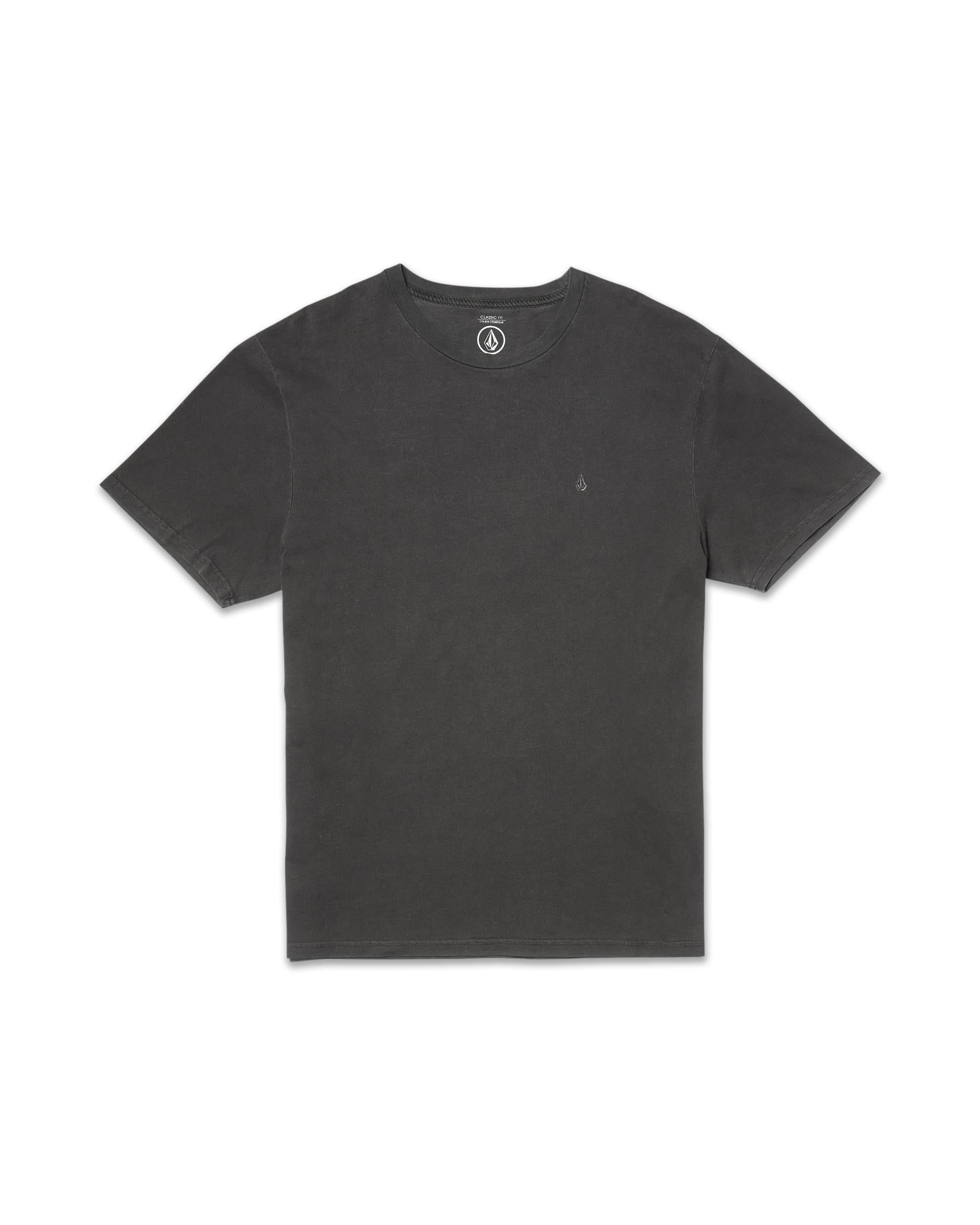 SOLID STONE EMB - T-SHIRT A5212610 _BLK VOLCOM