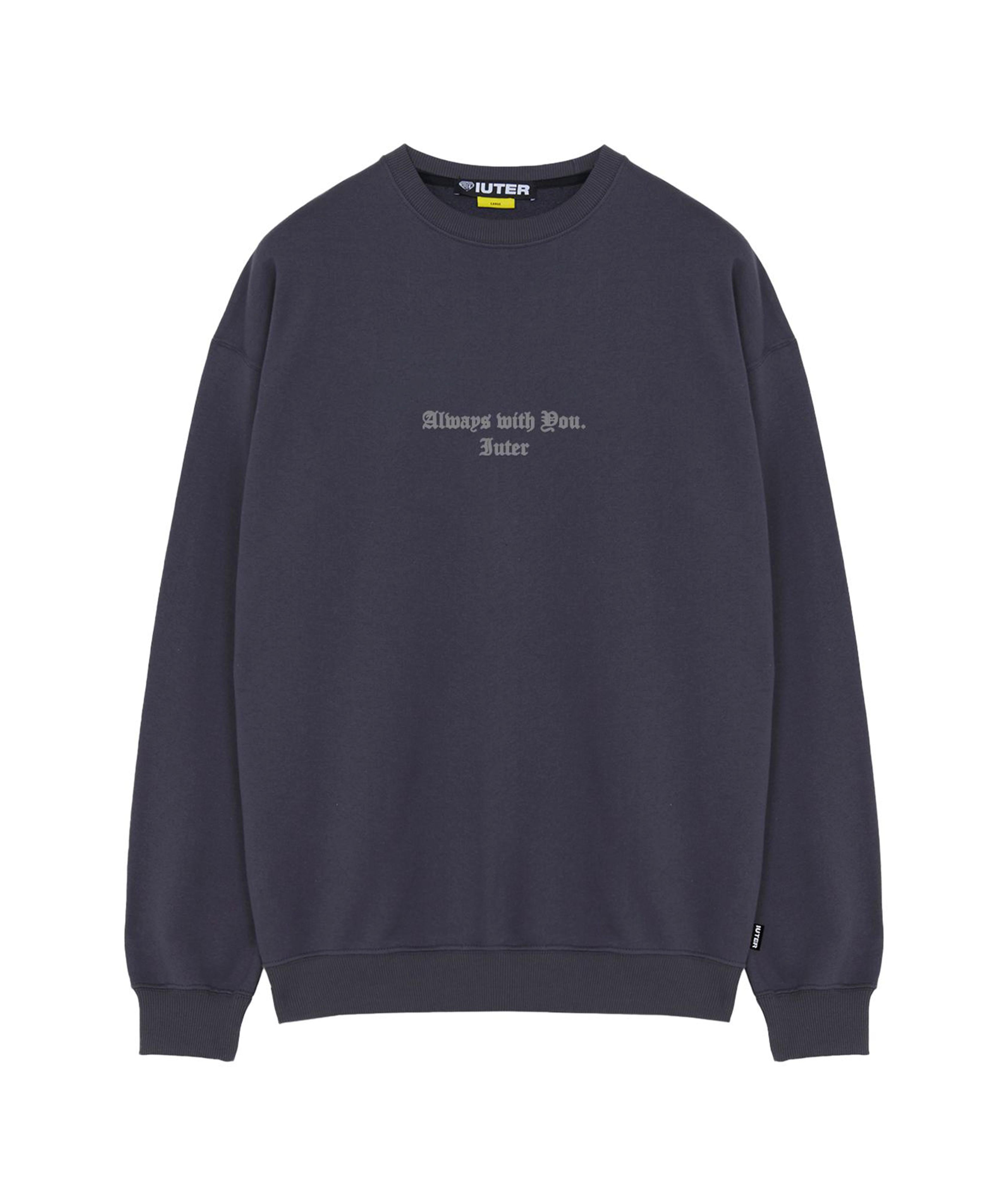 PROTECTION CREWNECK - FELPA 25WISC16 -ASPHALT IUTER