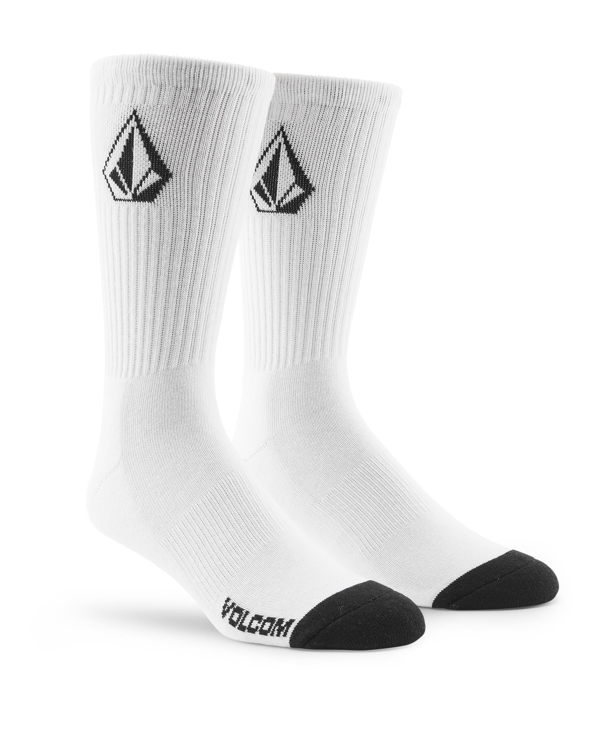 FULL STONE 3-PACK - CALZE D6312610 _WHT VOLCOM