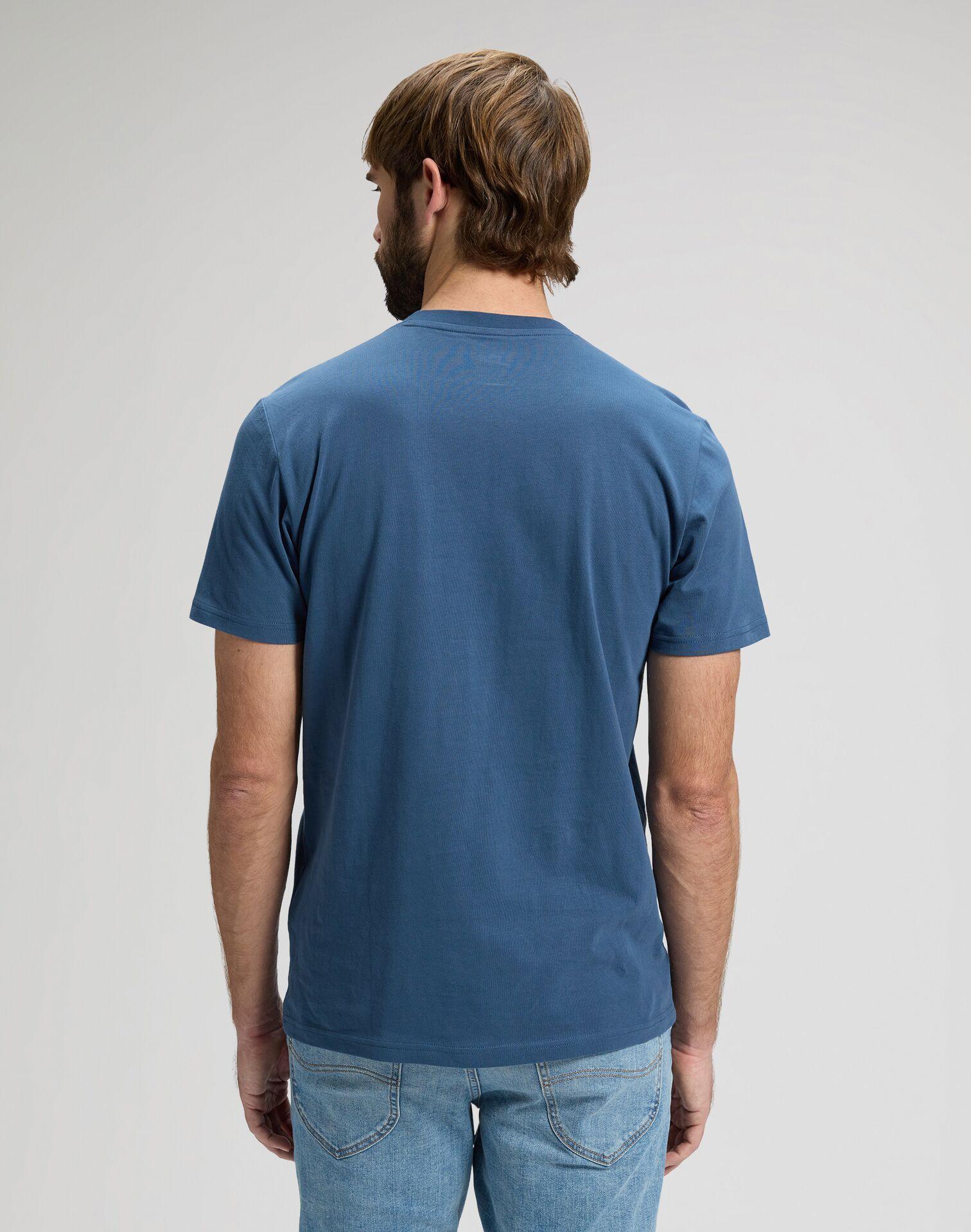 MEDIUM WOBBLY LEE ACADEMY BLUE - T-SHIRT 112376431 . LEE