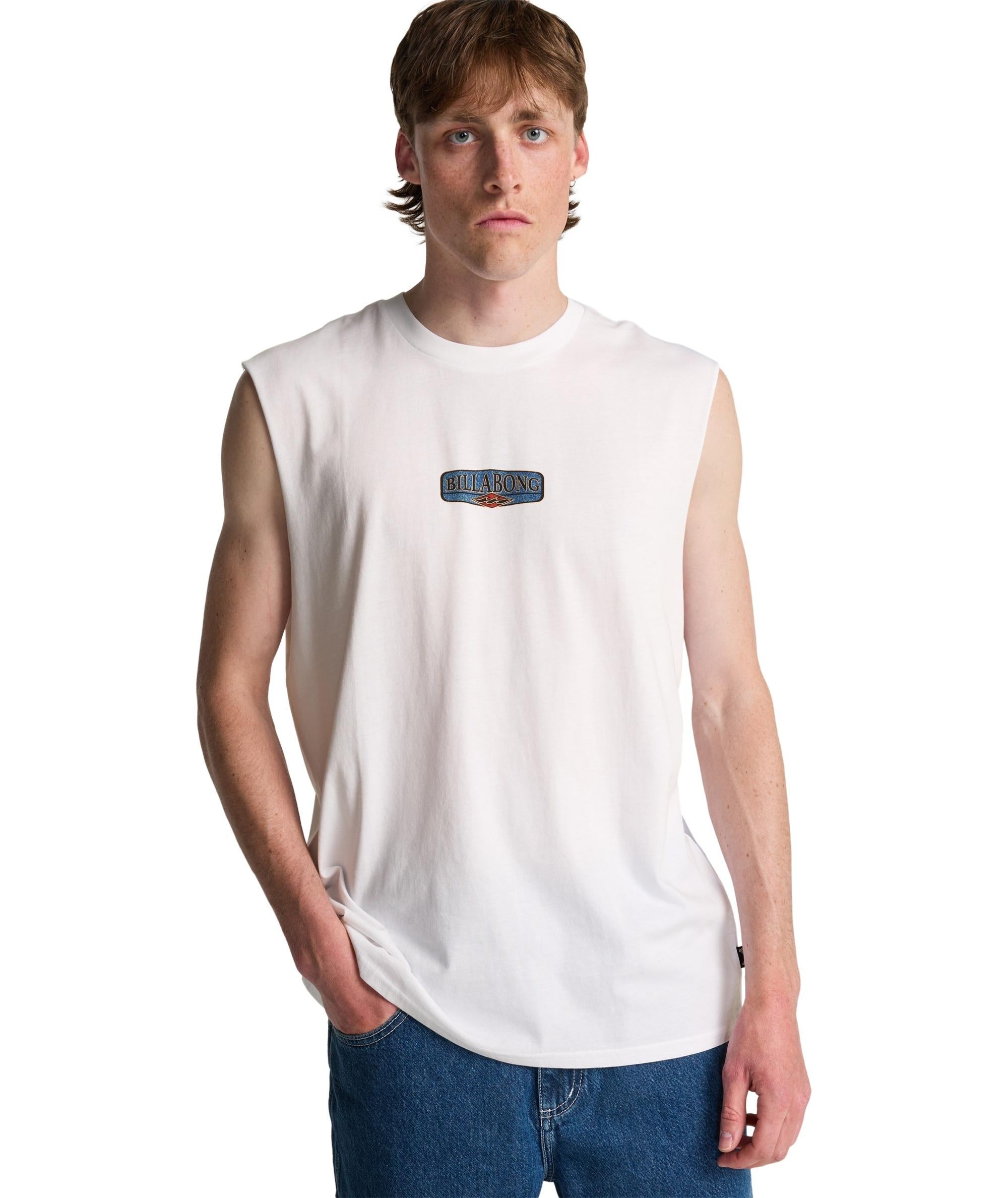 BURLEIGH MU - T-SHIRT EBYZT00491 -WHT BILLABONG