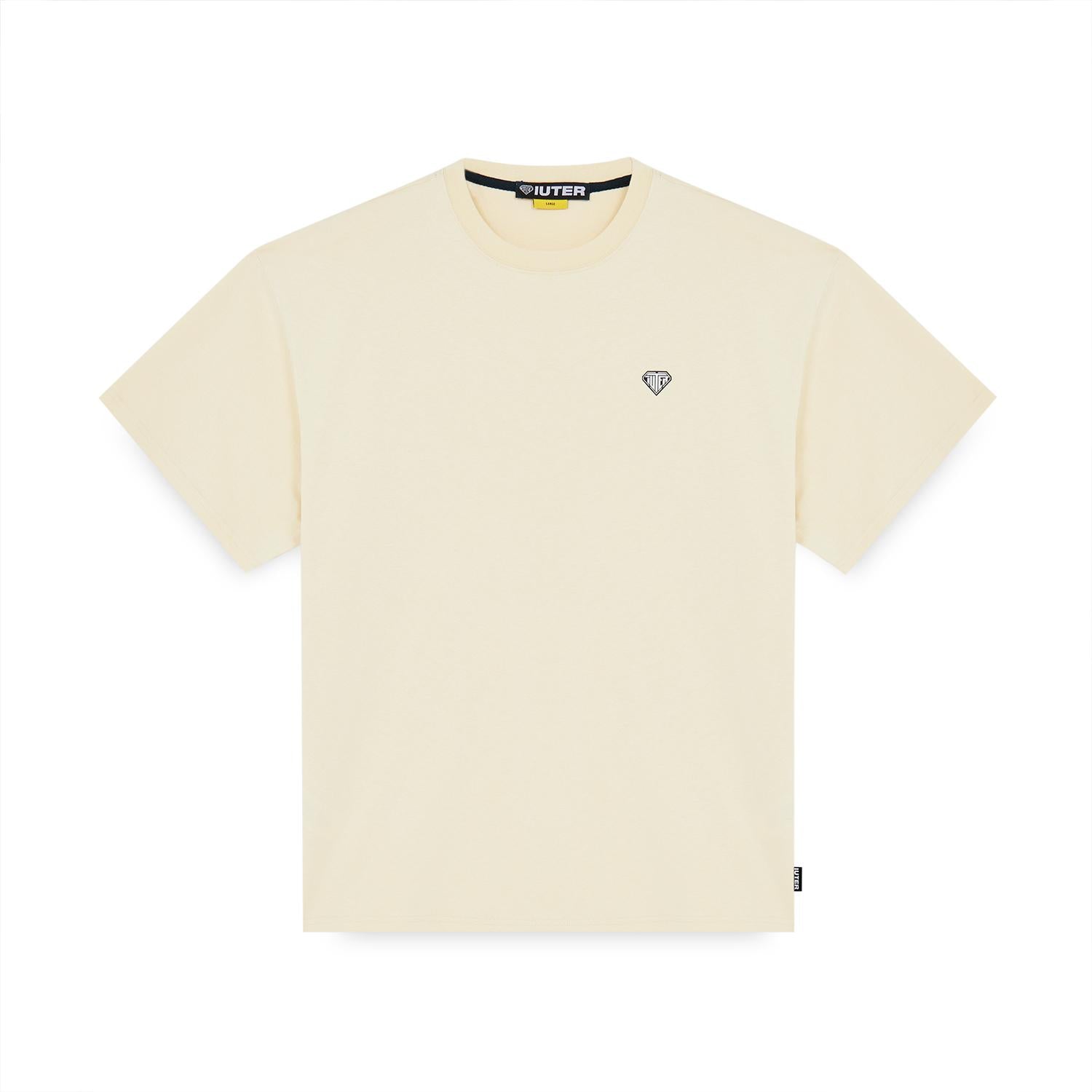 HEART LOGO - T-SHIRT 25SITS01 -CREAM IUTER