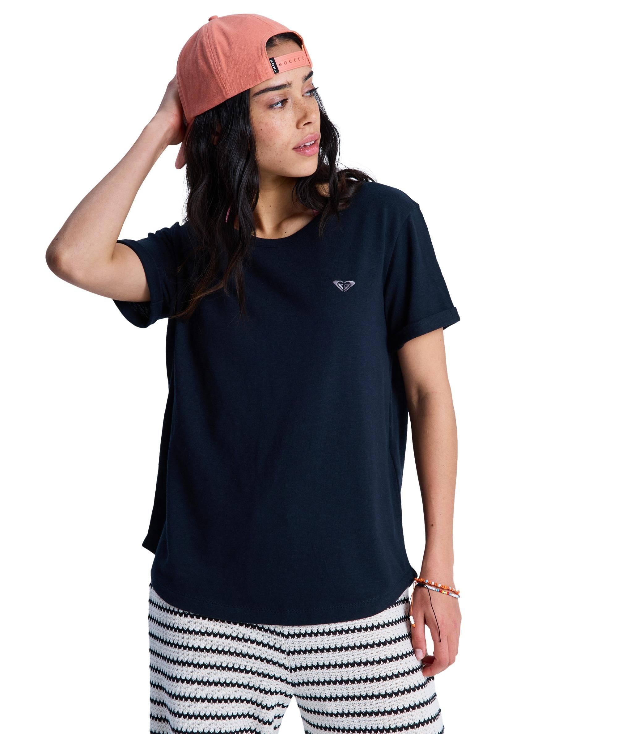 OCEANWAVE REGULAR EMBY - T-SHIRT ERJZT06030 -KVJ0 ROXY