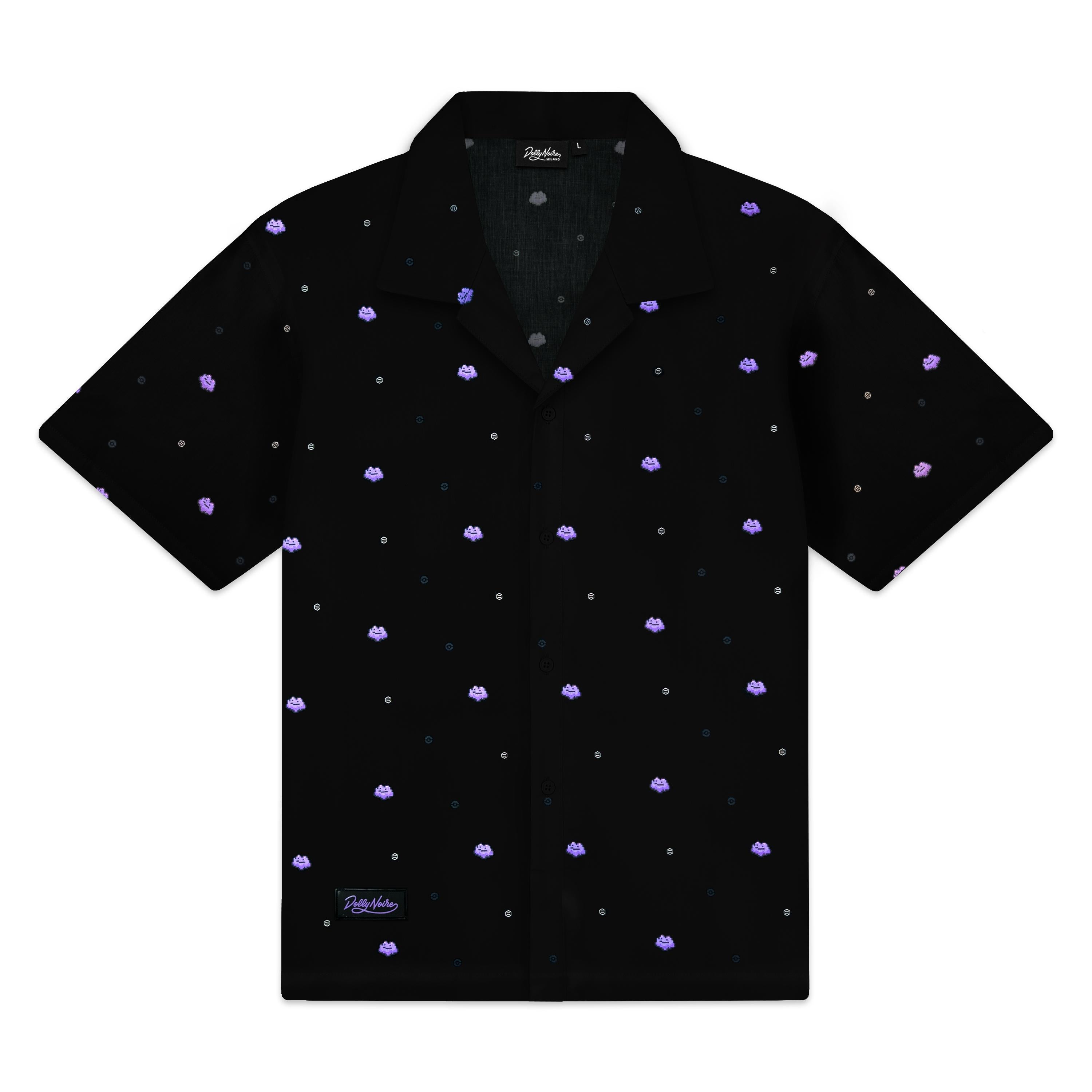 DITTO PATTERN SHIRT - T-SHIRT SH1152-CH -01 DOLLY NOIRE