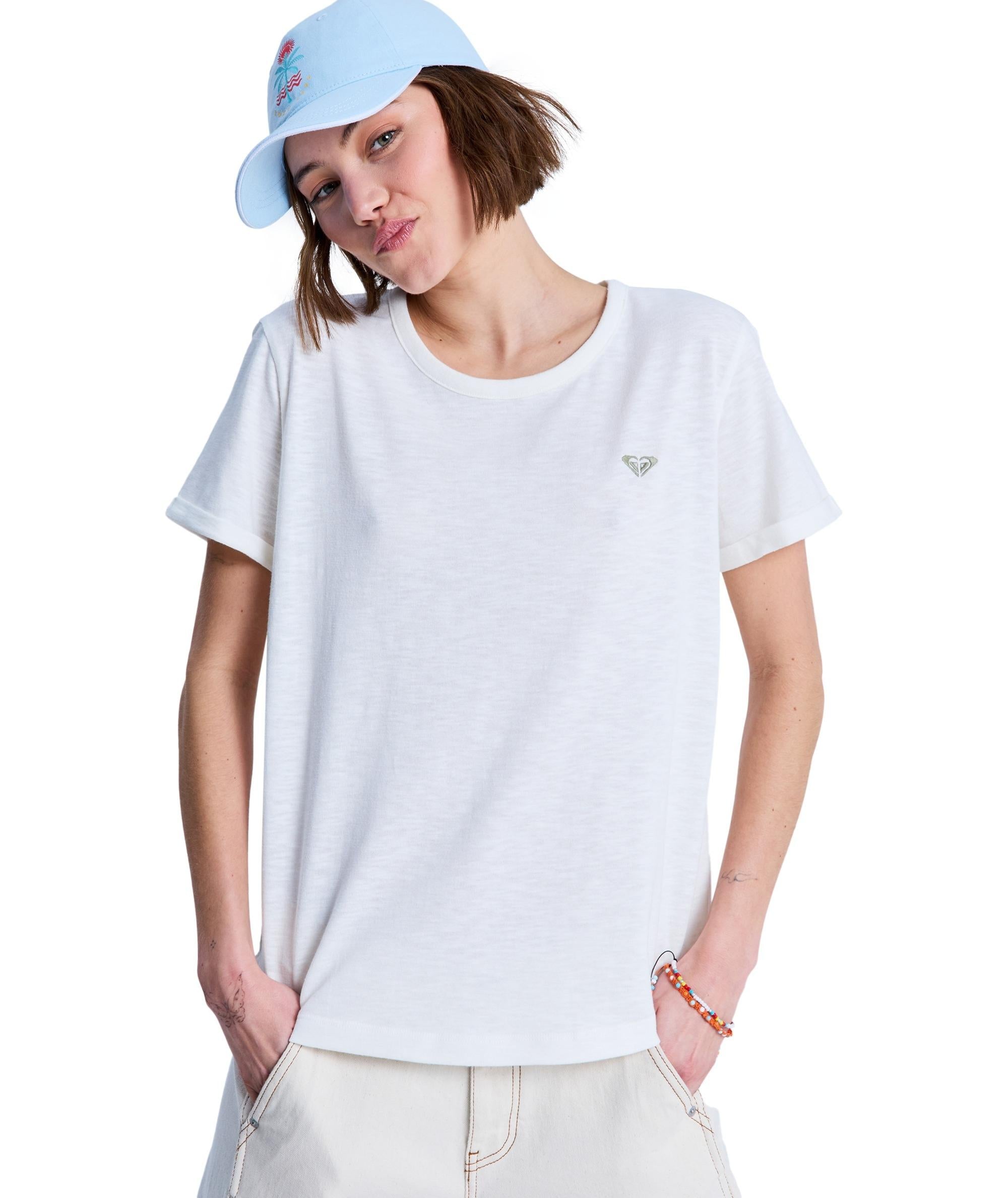 OCEANWAVE REGULAR EMBY - T-SHIRT ERJZT06030 -WBS0 ROXY