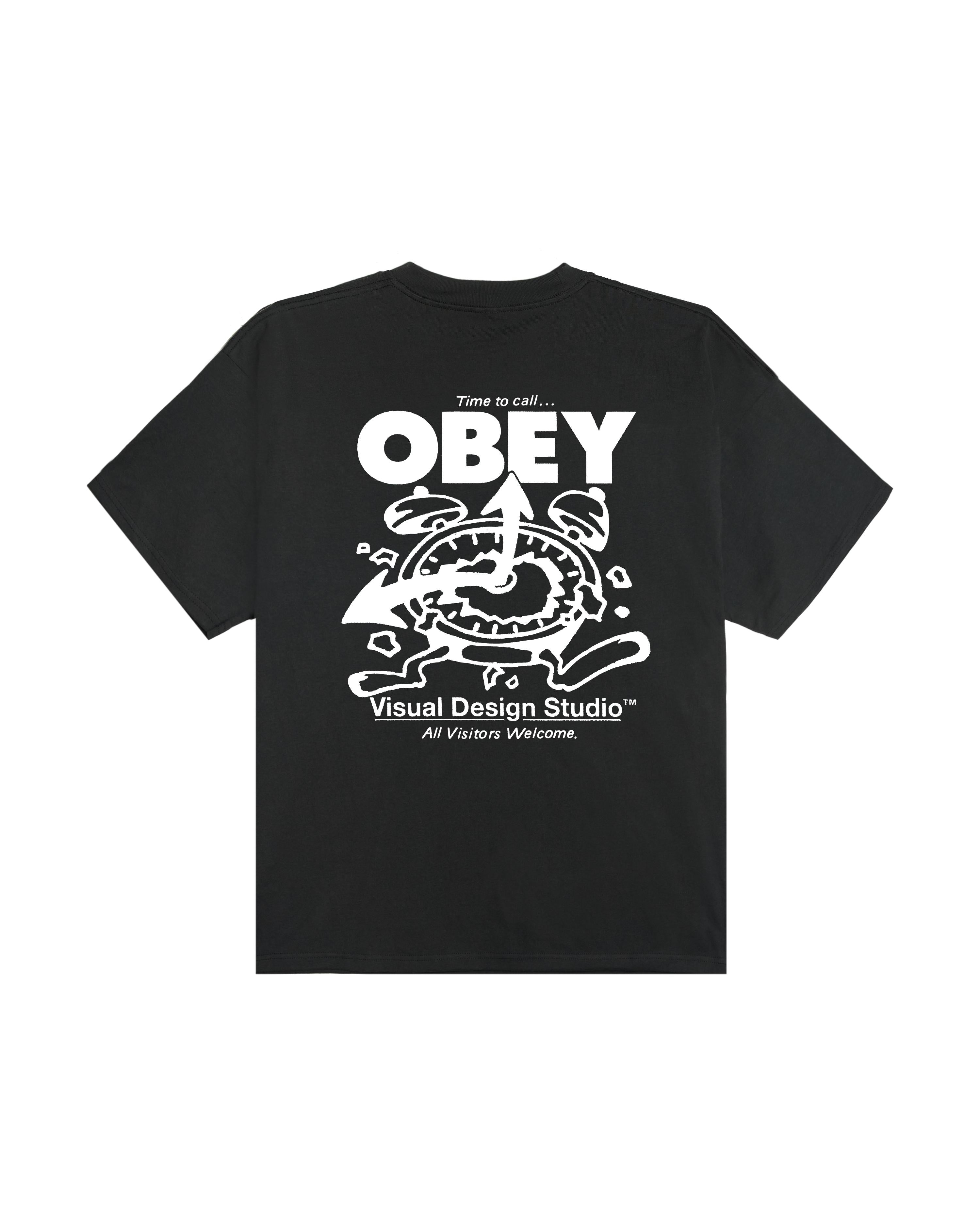 TIME TO CALL OBEY - T-SHIRT 22MC0001771 -VBL OBEY