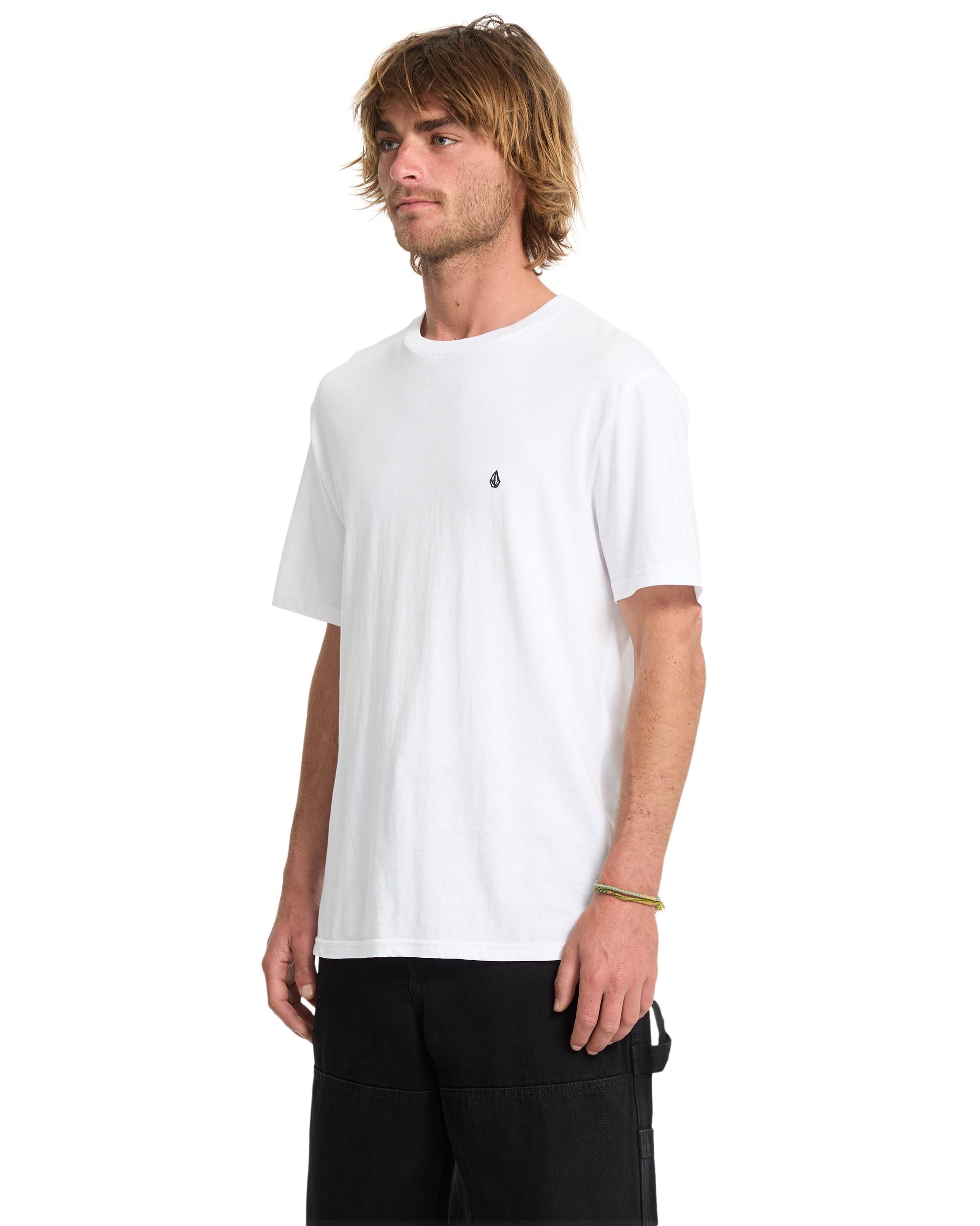 STONE BLANKS - T-SHIRT A3532550 _WHT VOLCOM
