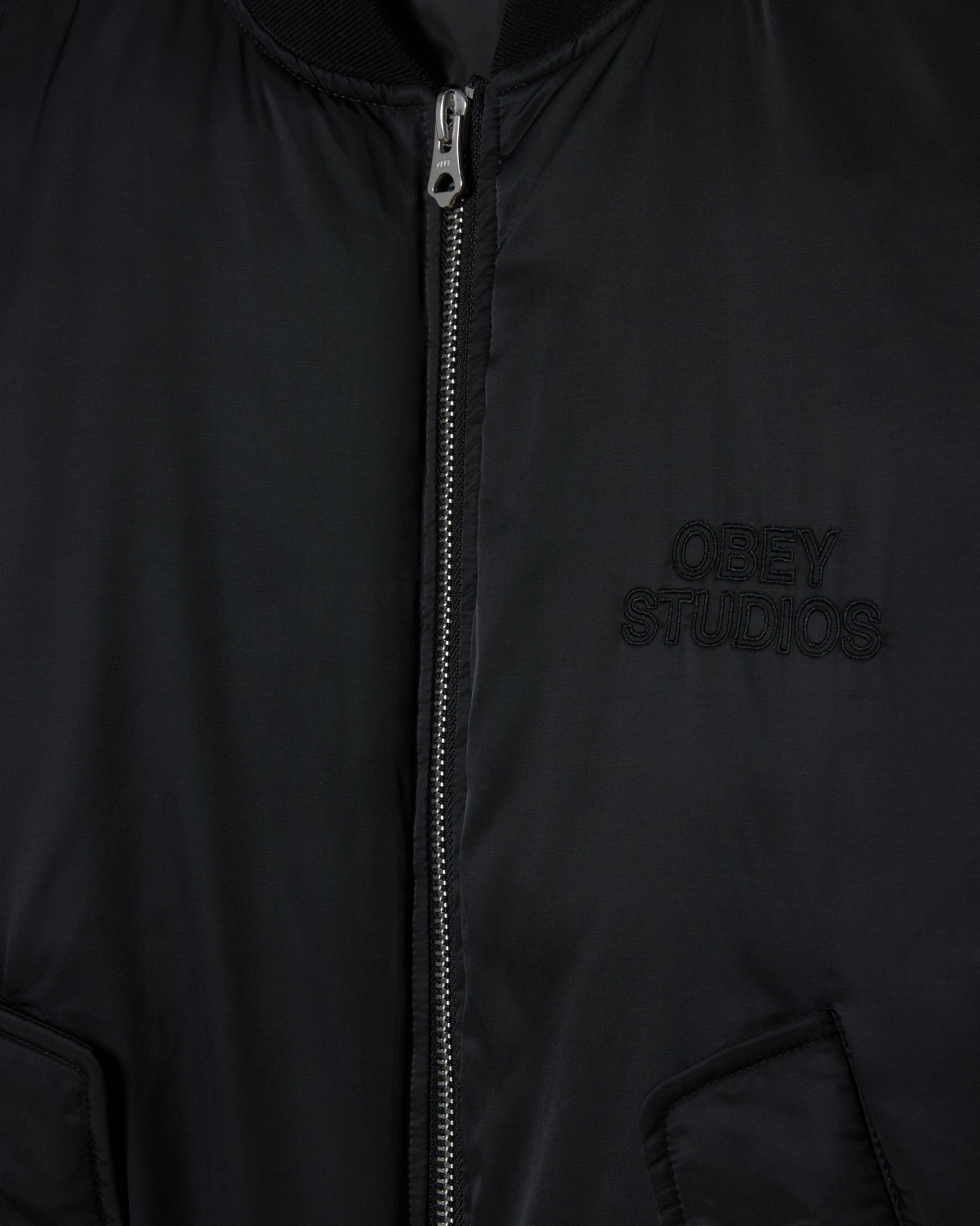 STUDIOS MA-1 BOMBER - GIACCA 22MC0001498 -BLK OBEY