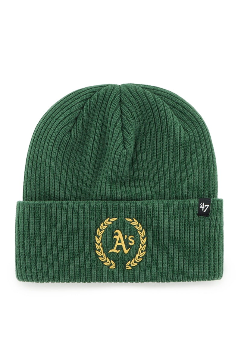 SKYHIGH CUFF KNIT OAKLAND ATHLETICS - BERRETTO 47-B-SKYCK18XXE -DG 47 BRAND 