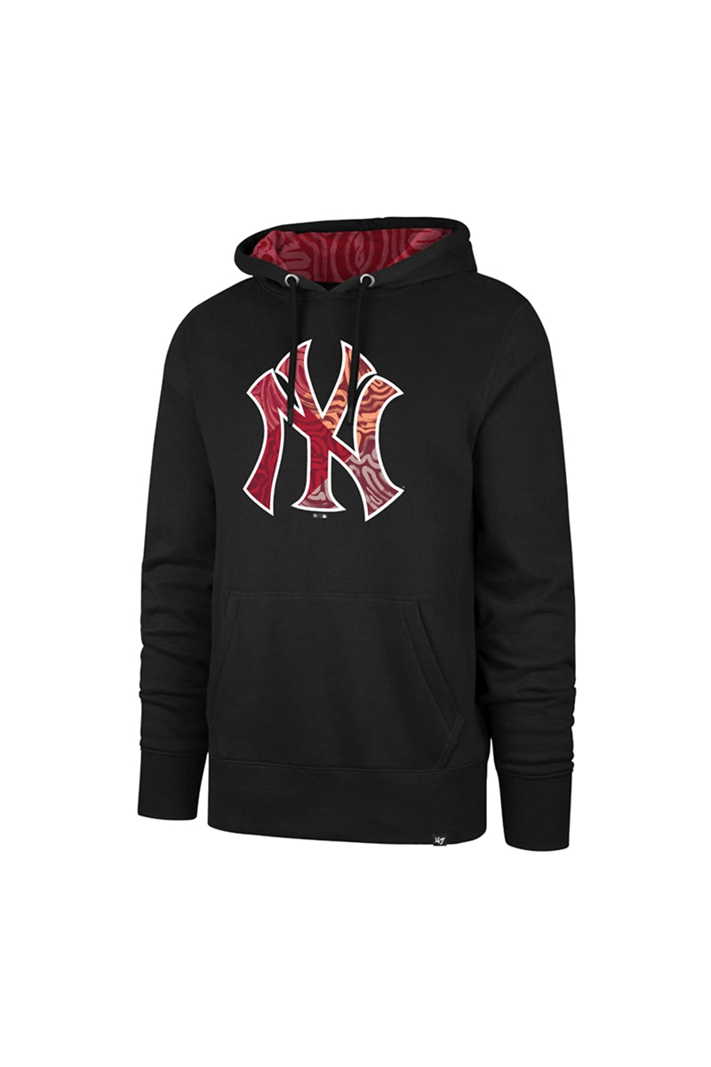 FREEFORM IMPRINT BURNSIDE NEW YORK YANKEES - FELPA 47-BB017PMNYER652862 JK 47 BRAND 