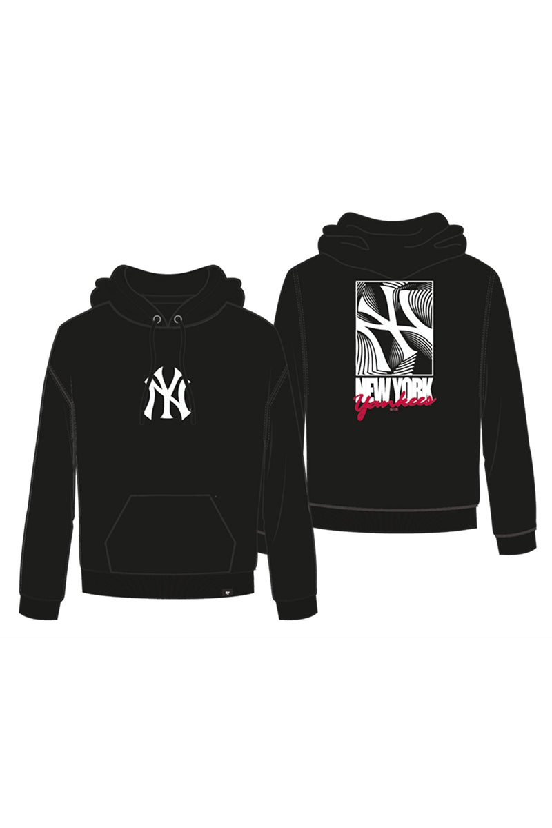 BACKER DROP SHOULDER NEW YORK YANKEES - FELPA 47-BB017PMUQVI636523 JK 47 BRAND 