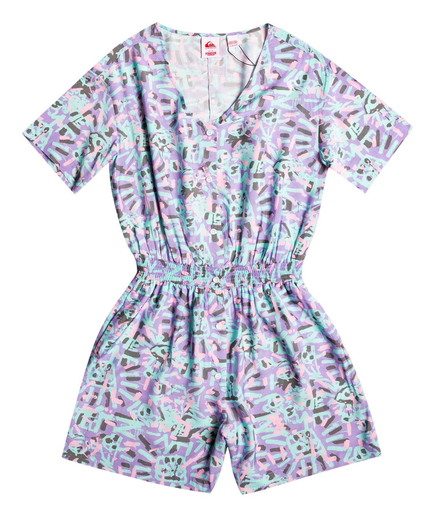 LENORA WOVEN ROMPER - VESTITO EQWWD03114 -BMY6 QUIKSILVER 