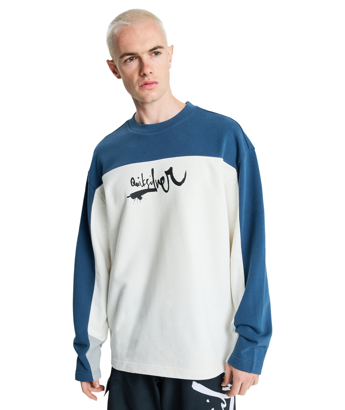 YG FACTOR CREW - FELPA EQYFT05228 -WBK0 QUIKSILVER 