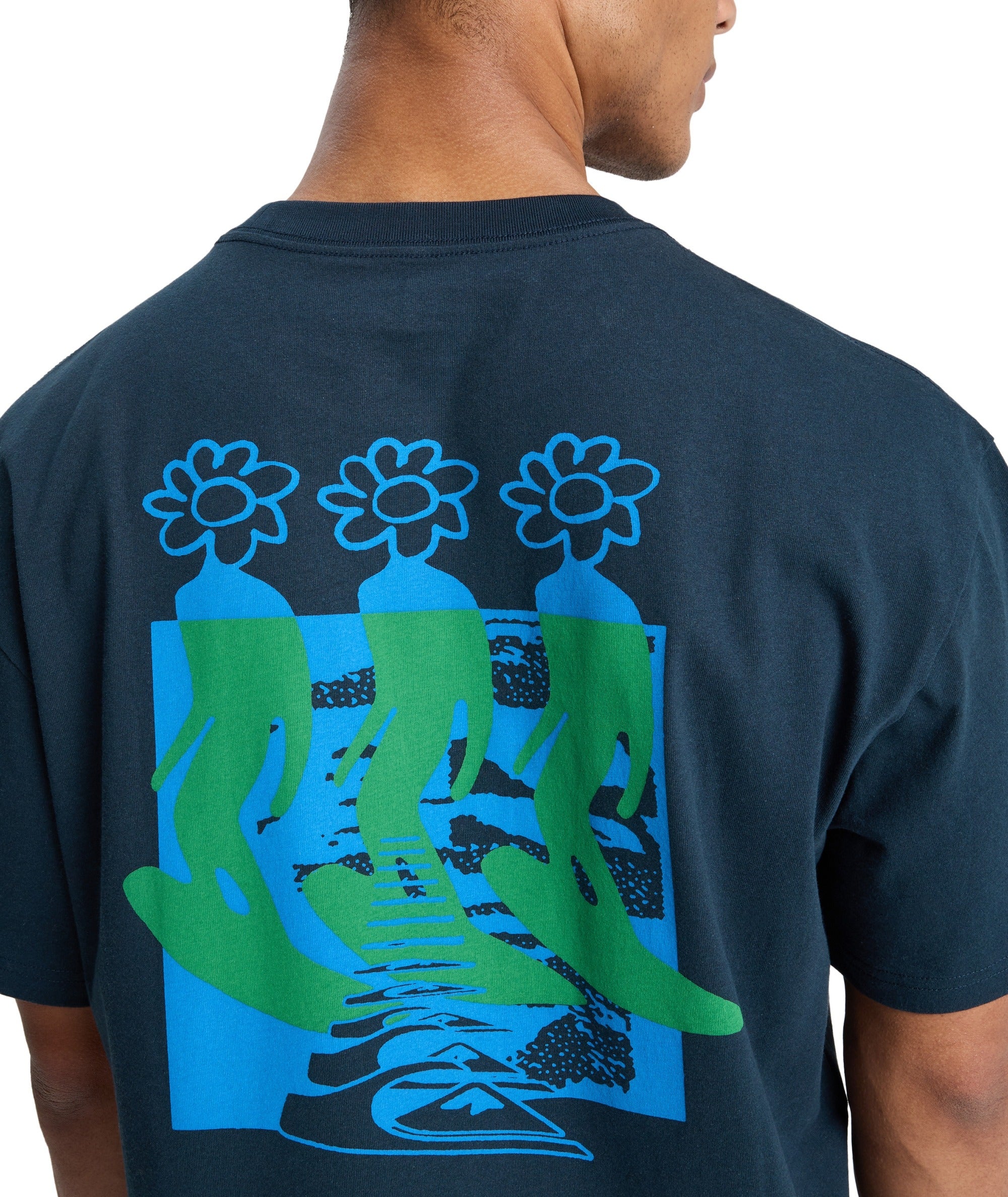 FLOWERS SURFING - T-SHIRT EQYZT08301 -KTP0 QUIKSILVER 