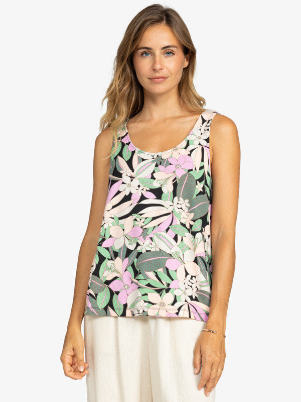 FLOWING PRINTED - TOP ERJKT04103 -KVJ6 ROXY 