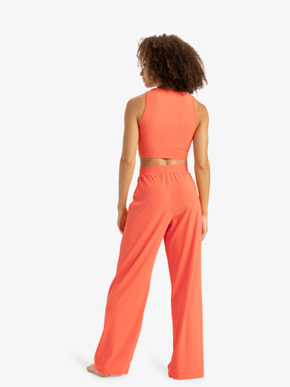 RISE &amp; VIBE RIB WIDE LEGS - PANTALONE ERJNP03556 -NKN0 ROXY 