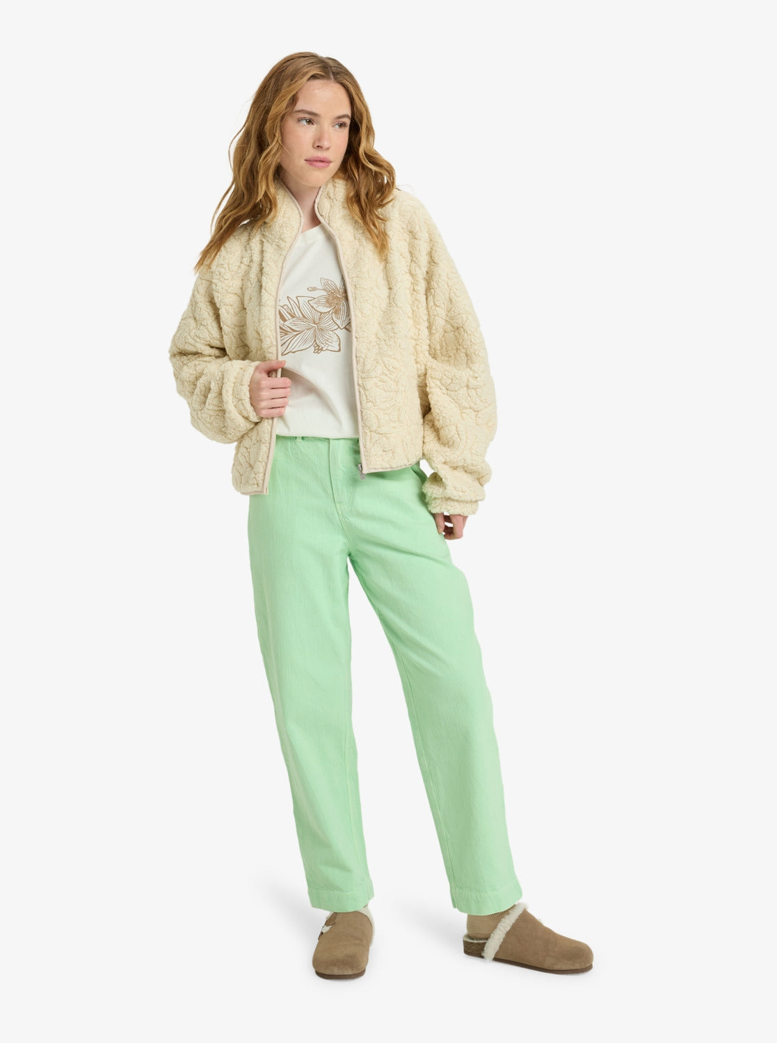 BLURRY CLOUD - FLEECE ERJPF03212 -TEC0 ROXY 