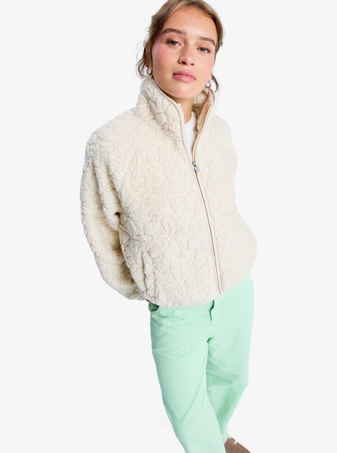 BLURRY CLOUD - FLEECE ERJPF03212 -TEC0 ROXY 