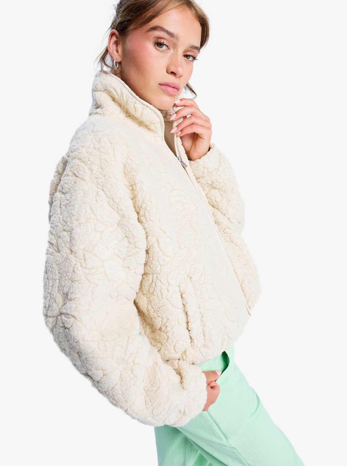 BLURRY CLOUD - FLEECE ERJPF03212 -TEC0 ROXY 