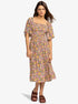 TROPICAL SUNSHINE - VESTITO ERJWD03774 -CQR7 ROXY 