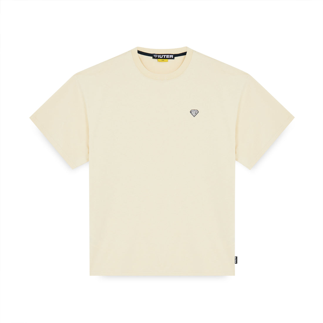HEART LOGO - T-SHIRT 25SITS01 -CREAM IUTER 