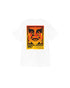 ICON STENCIL FLAME - T-SHIRT 22MC0001303 -WHT OBEY 