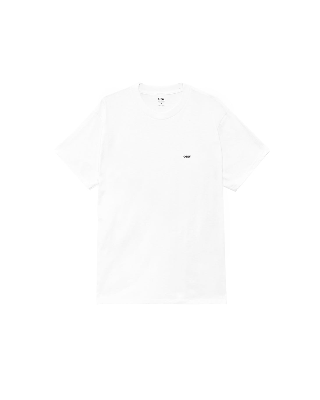ICON STENCIL FLAME - T-SHIRT 22MC0001303 -WHT OBEY 