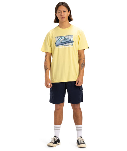 RETRO FADE - T-SHIRT EQYZT08058 -YEM0 QUIKSILVER 