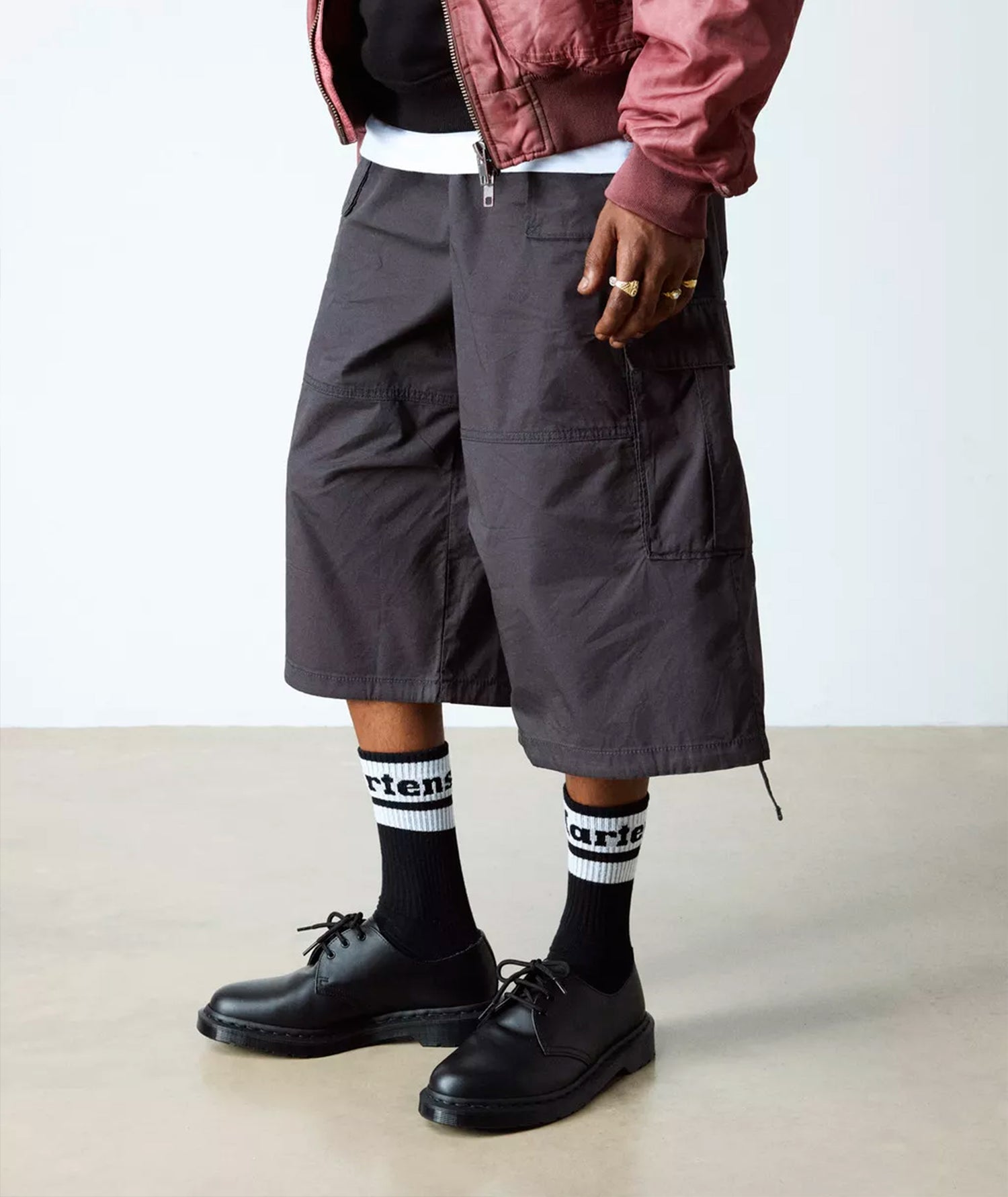 ATHLETIC LOGO SOCK - ORGANIC COTTON BLEND - CALZE AC681006 . DR MARTENS 