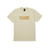 STRETCH S/S TEE - T-SHIRT 71MC0001183 -CREAM HUF 