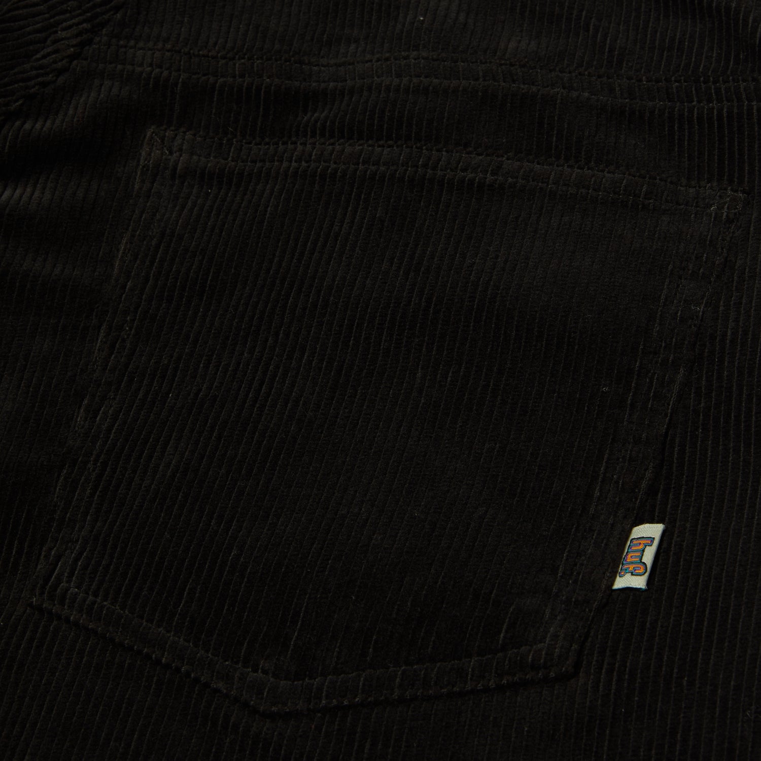 CROMER CORDUROY PANT - PANTALONE 71MC0001210 -BLACK HUF 