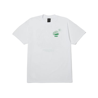 WHAT A JUNGLE S/S TEE - T-SHIRT 71MC0001215 -WHITE HUF 