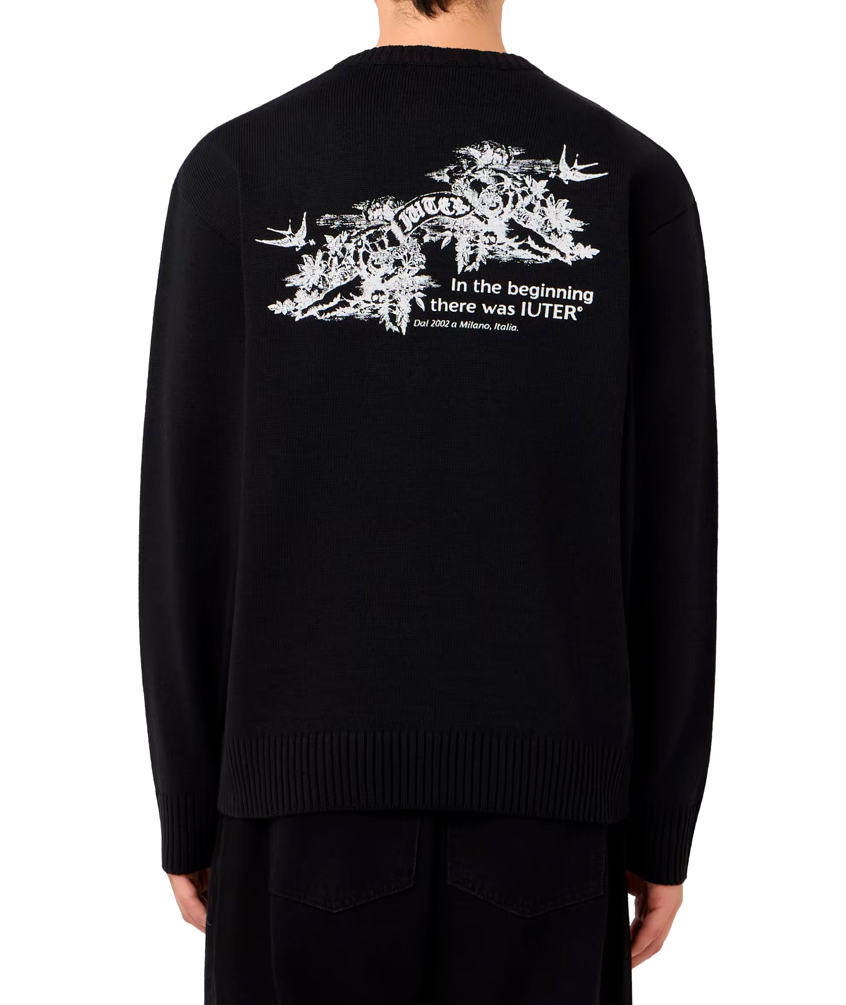 PARADISE - MAGLIA 25WIJM08 -BLACK IUTER 