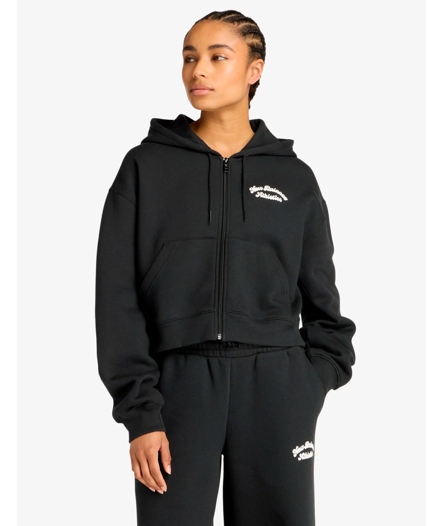 LINEAR HERITAGE FULL ZIP - FELPA WJ53509BK . NEW BALANCE 