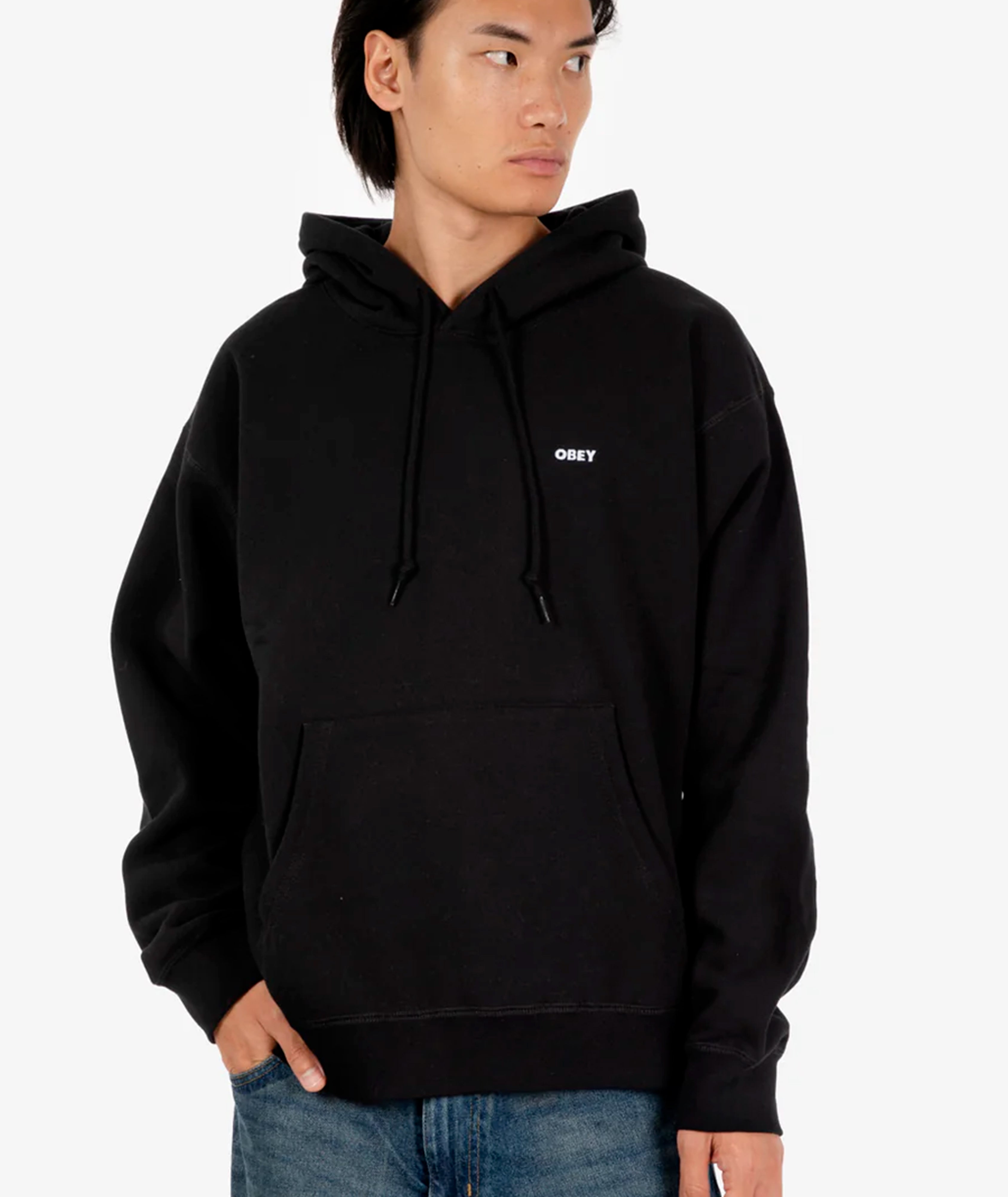 ESTABLISHED WORKS BOLD II - FELPA 22MC0000022E -BLK OBEY 