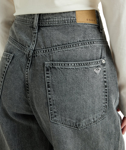 MILLA WIDE LEG REGULAR MID GR - JEANS ERJDP03312 -KPH0 ROXY 