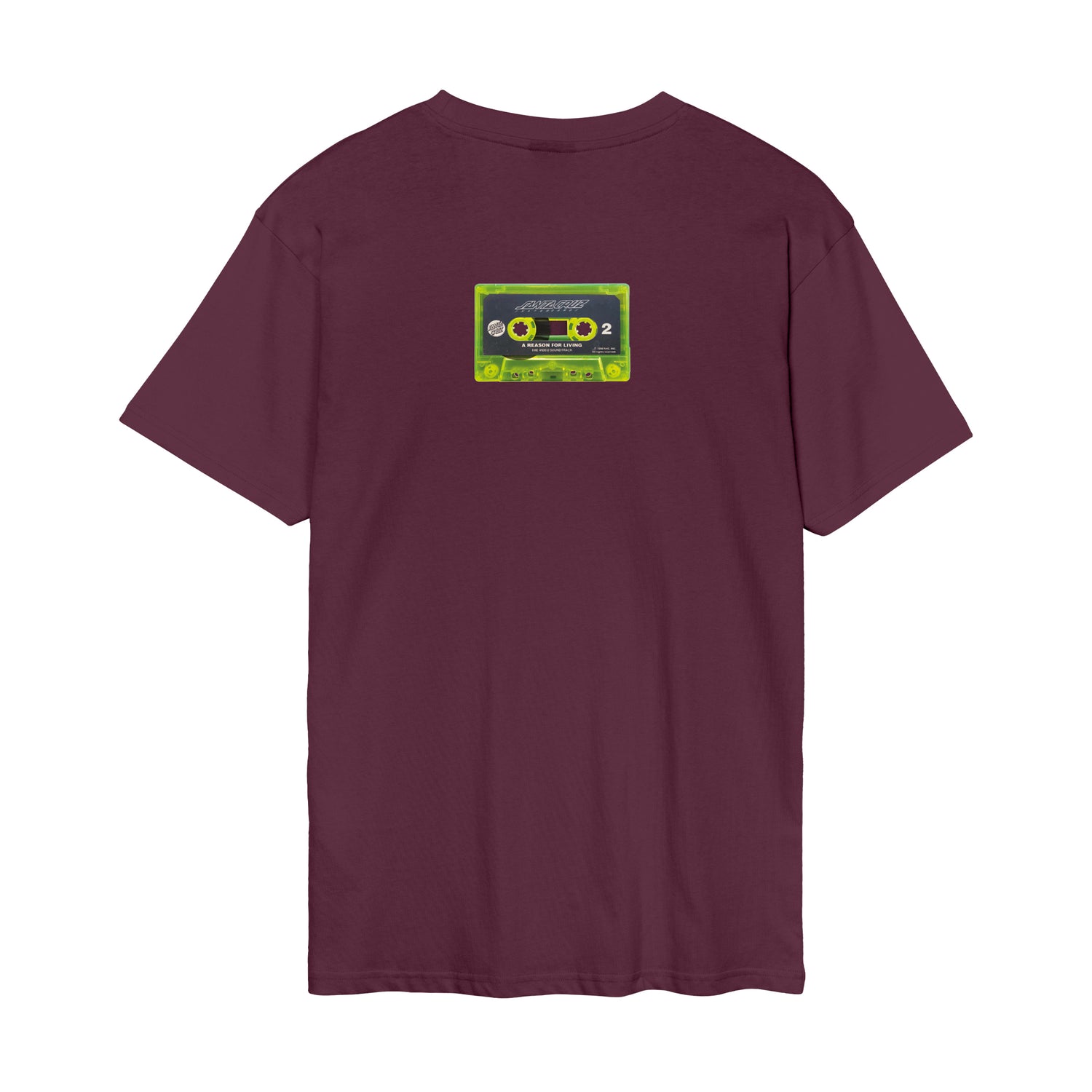 REASON FOR LIVING MIXTAPE - T-SHIRT SCA-TEE-12837 . SANTA CRUZ 