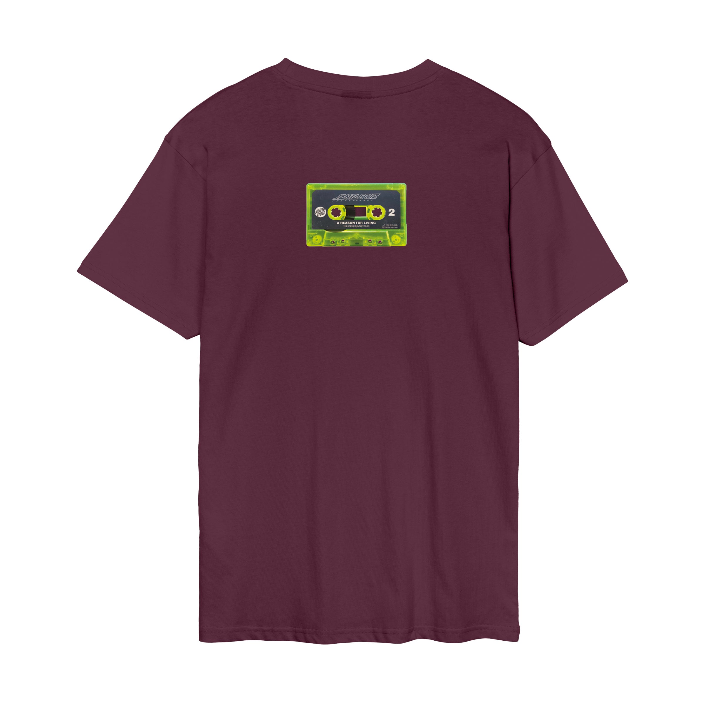 REASON FOR LIVING MIXTAPE - T-SHIRT SCA-TEE-12837 . SANTA CRUZ 