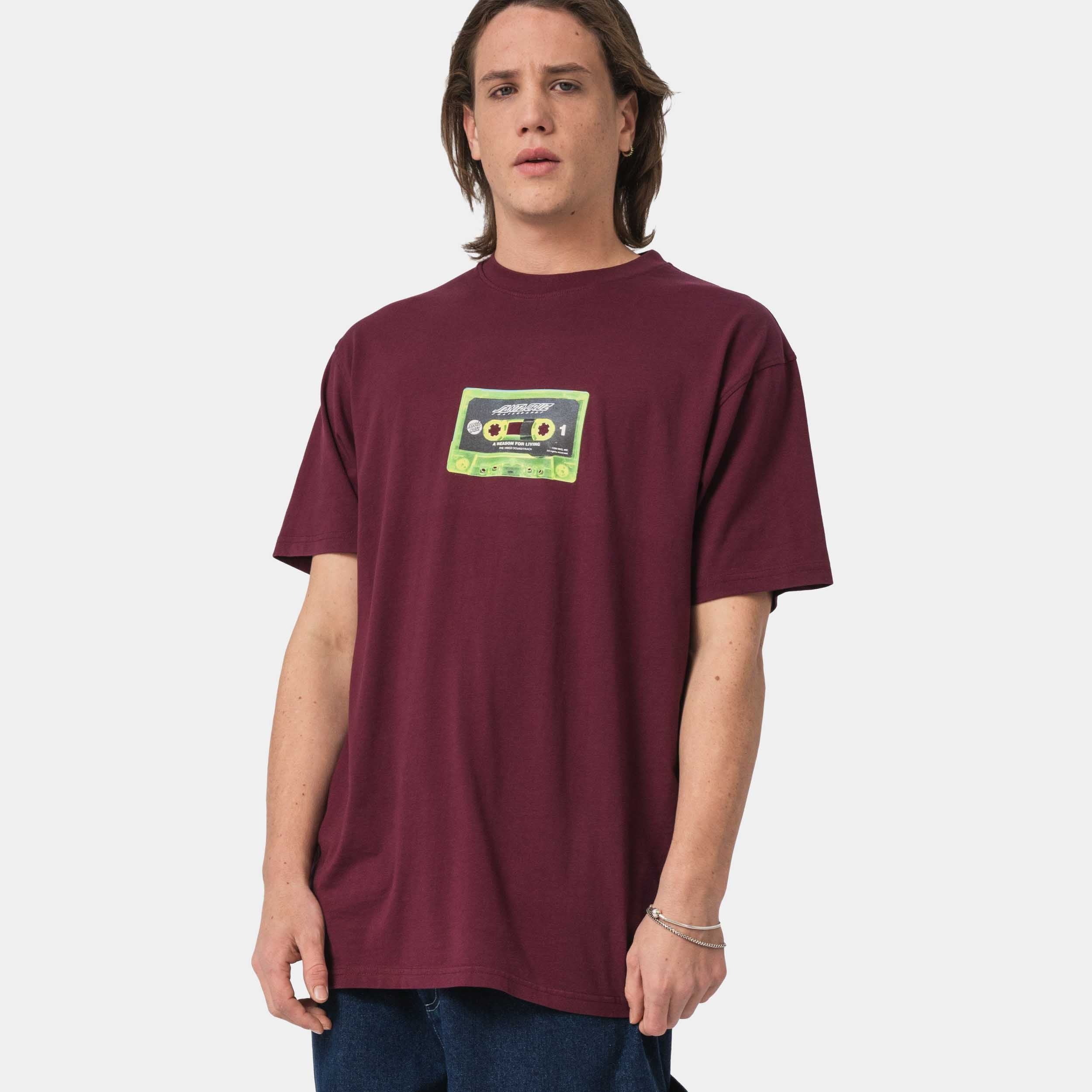 REASON FOR LIVING MIXTAPE - T-SHIRT SCA-TEE-12837 . SANTA CRUZ 